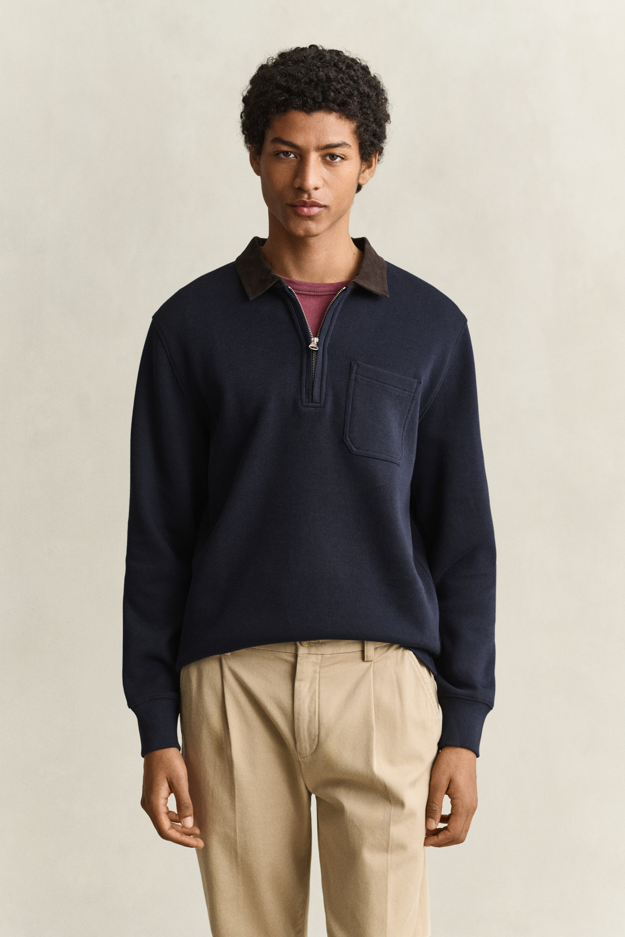Gant Men's Bleu Sweater Rugger - Image 2