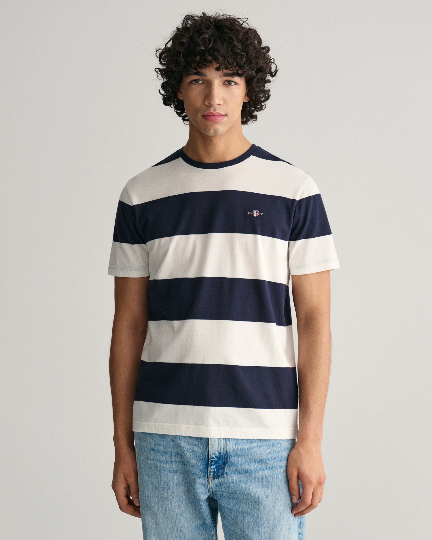 Gant Men White Striped Shirt