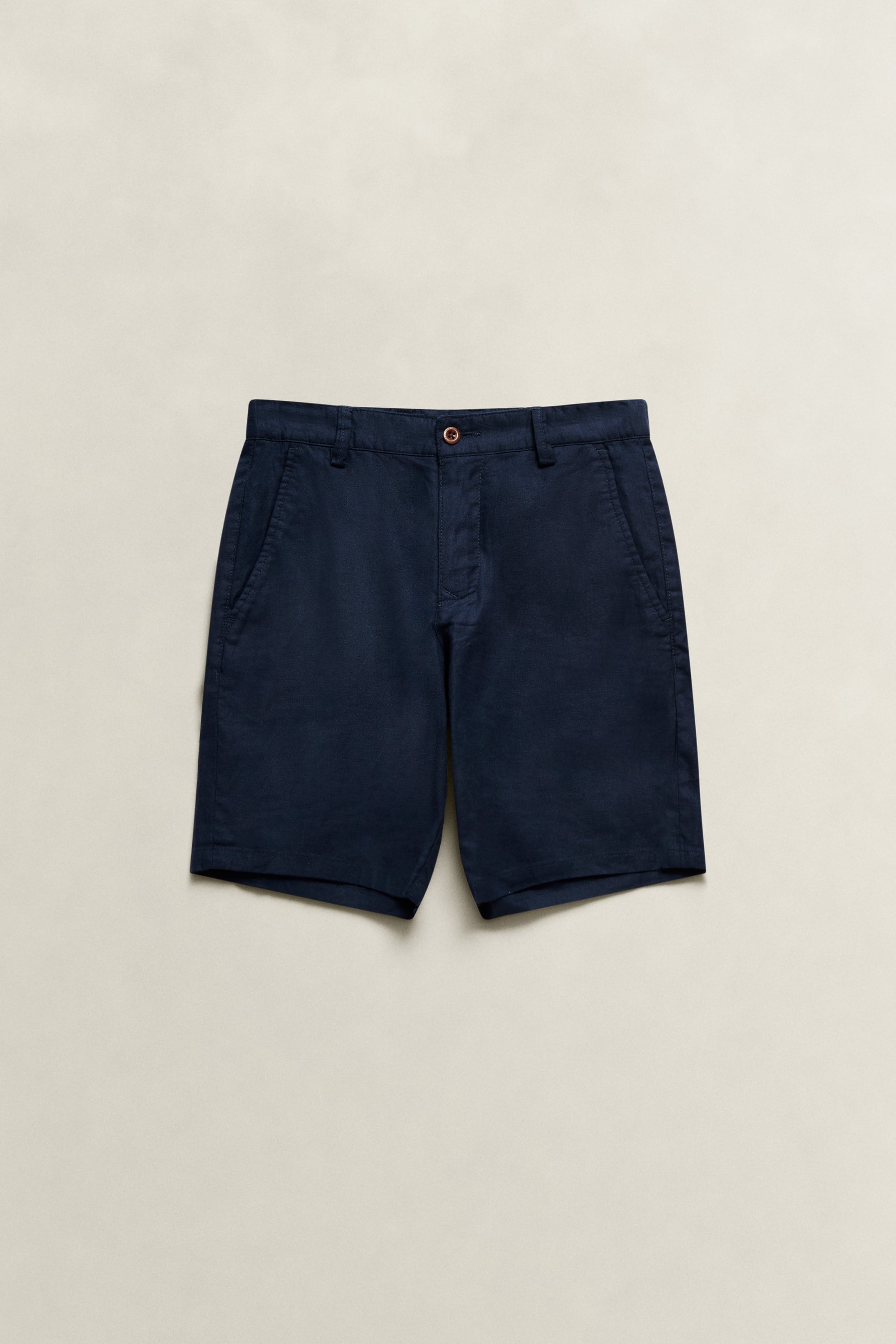 Gant Men's Navy Teens Teen Boys Linen Blend Shorts (158) Marine