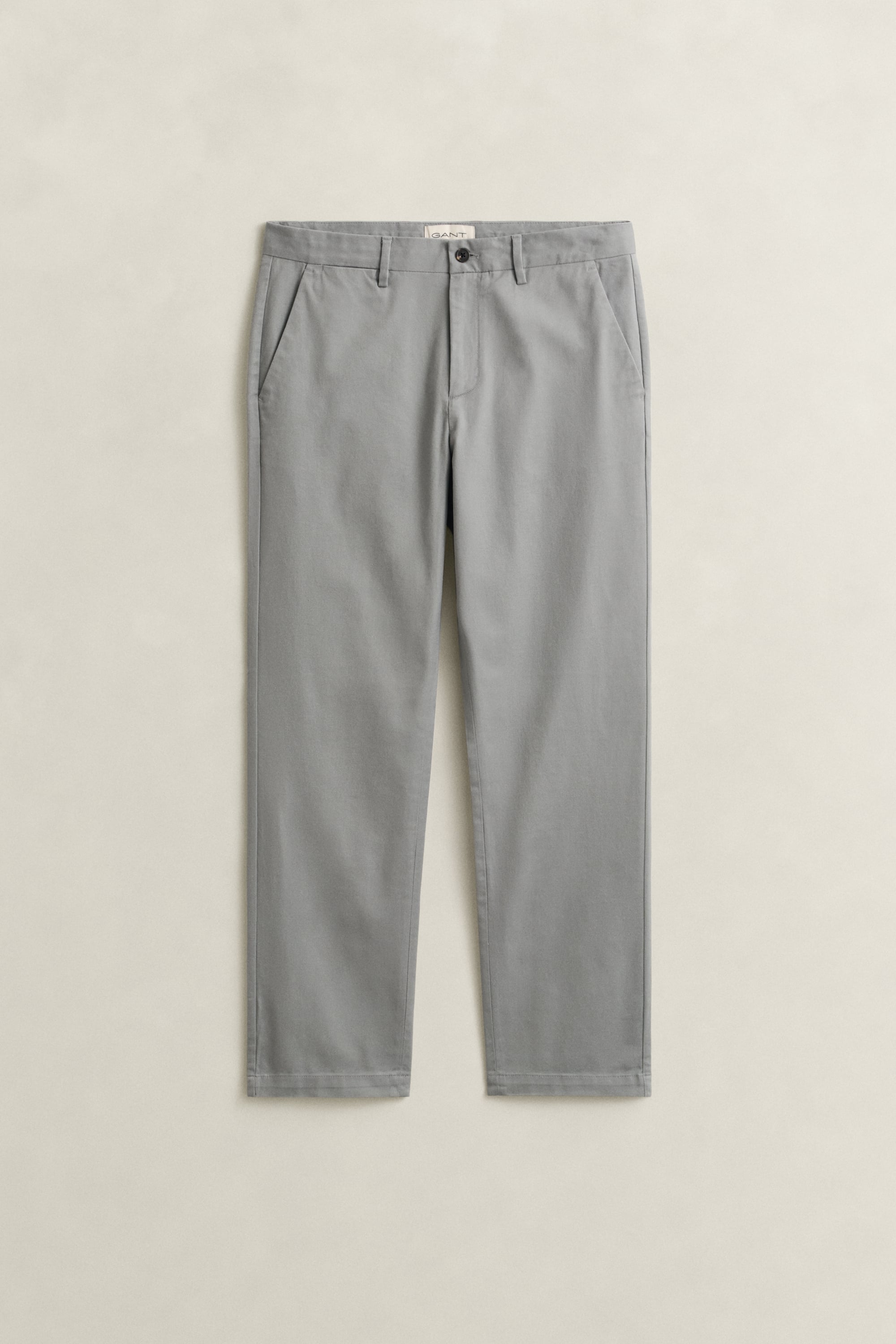 Gant Men's Pewter Grey Regular Fit Smart Chinos (44/34)