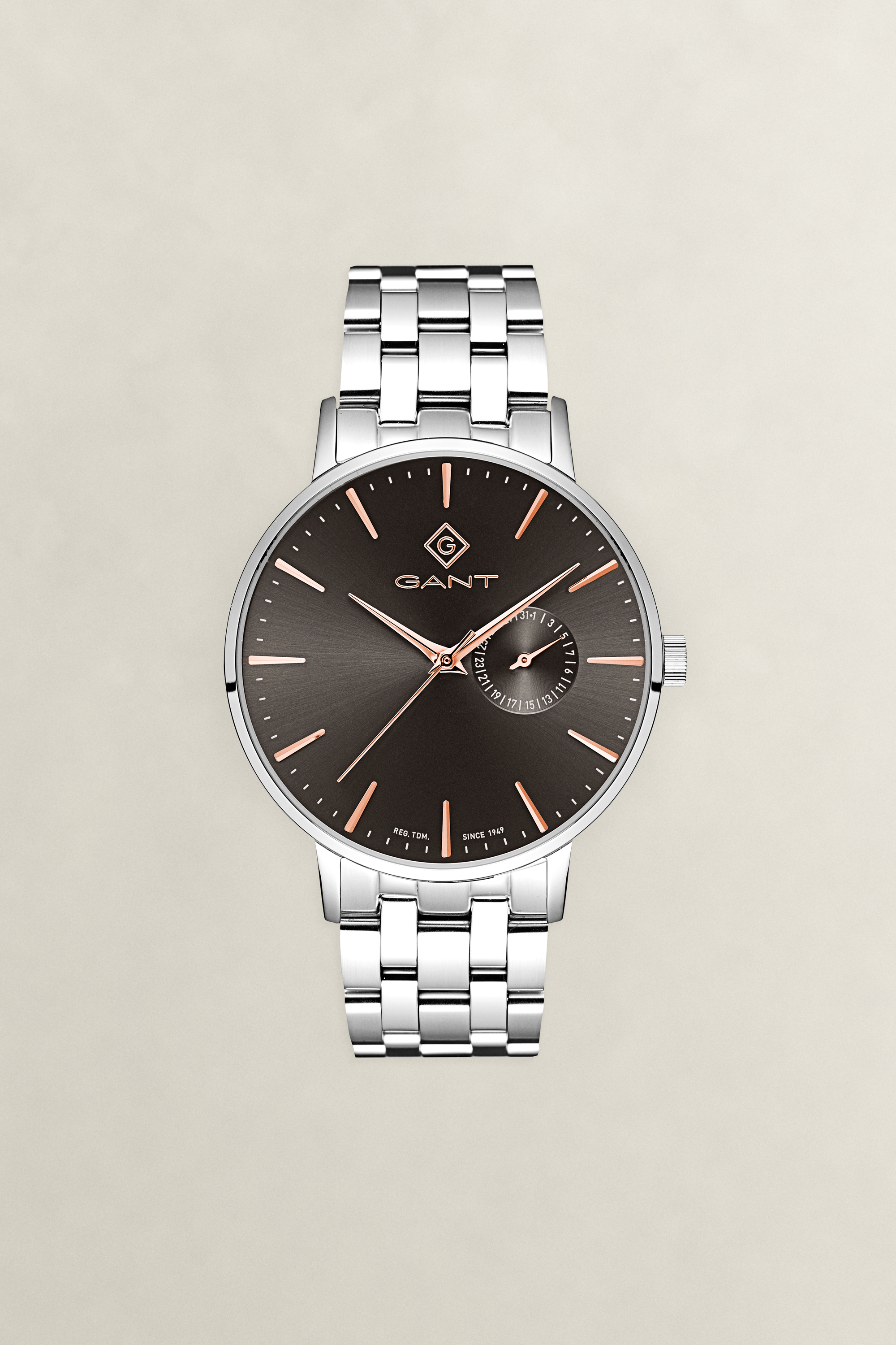 Gant Men's Dark Grey Park Hill Iii Wristwatch (One Size) Antracite