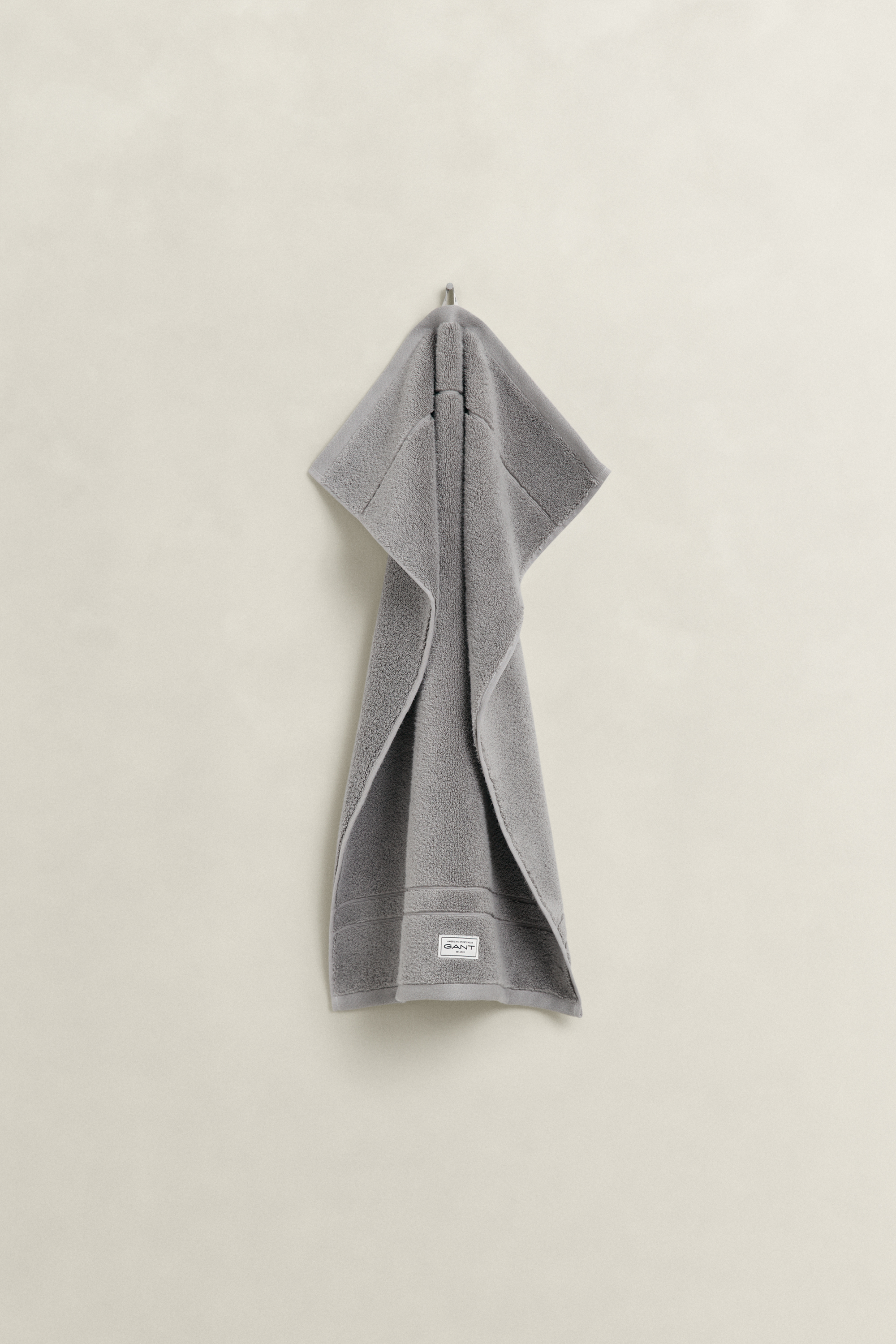 Gant Unisex Grey Home Decor Premium Towel 50X70 (50X70) Concrete