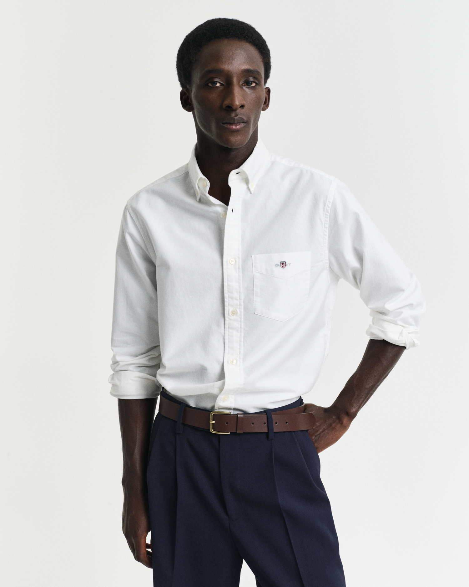 Gant Men's White Regular Fit Classic Oxford Shirt ) Xxl