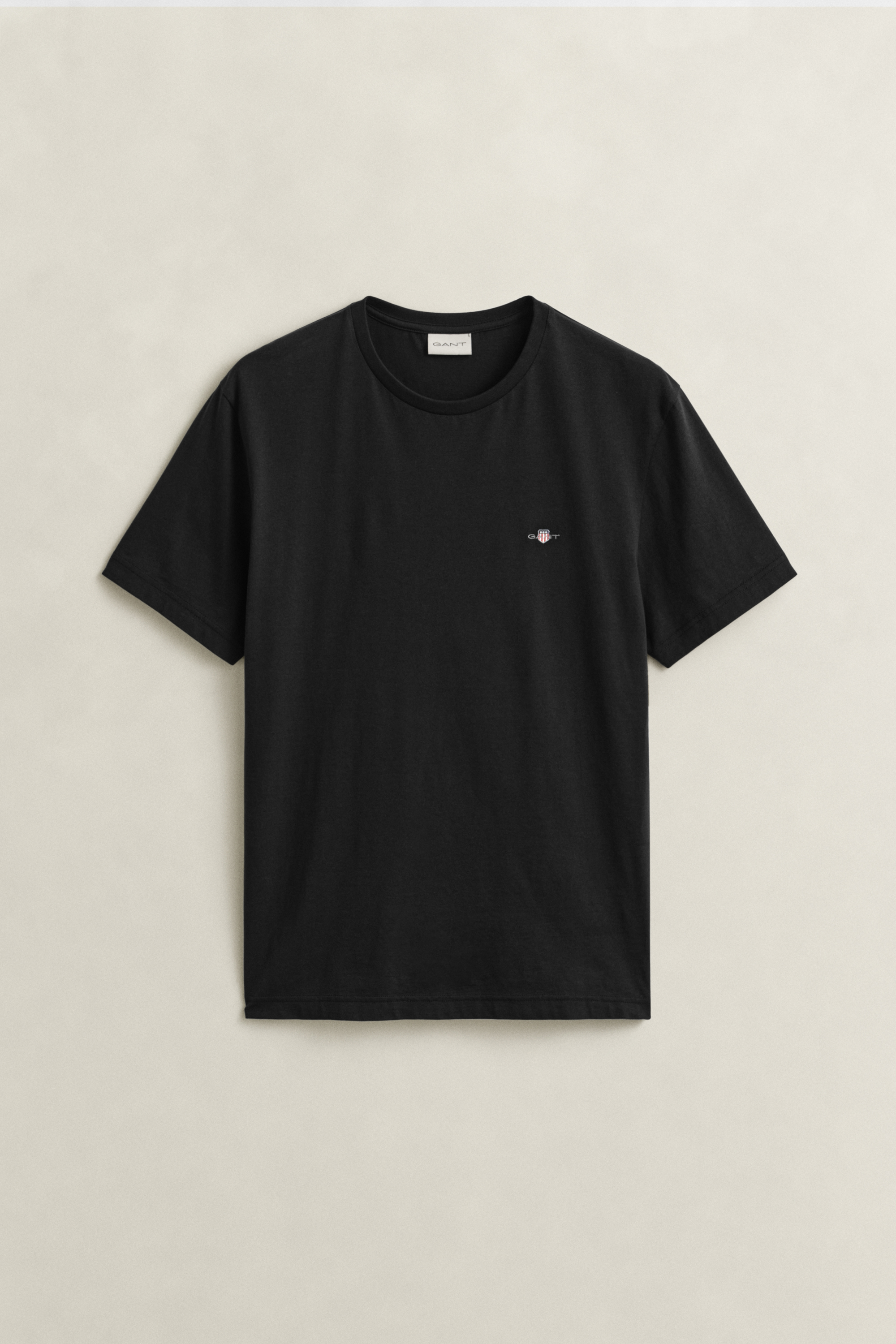Gant Men's Black Regular Fit Shield T-Shirt (Xxxl)