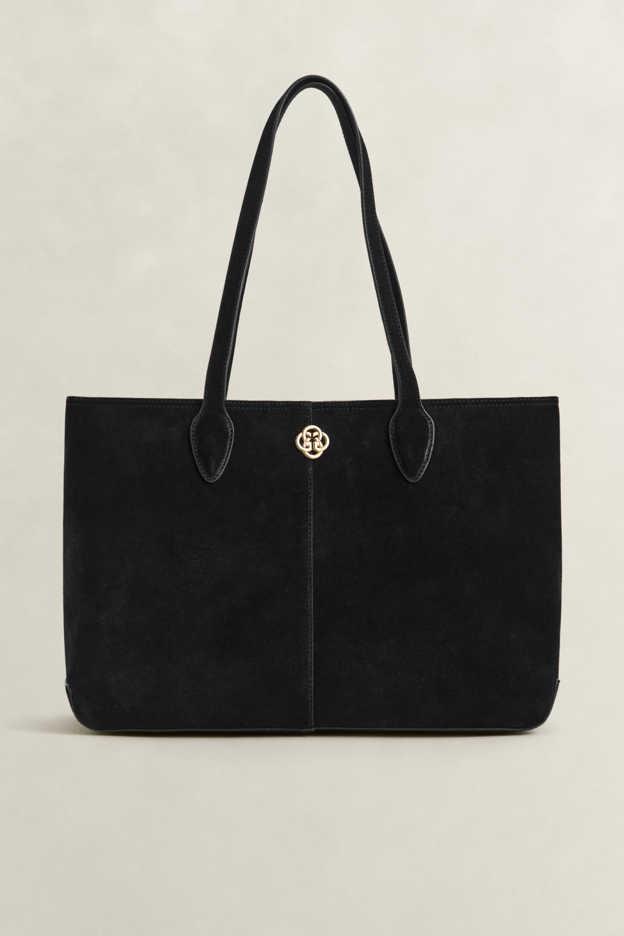 GANT Women Suede Tote Bag (ONE SIZE) BLACK