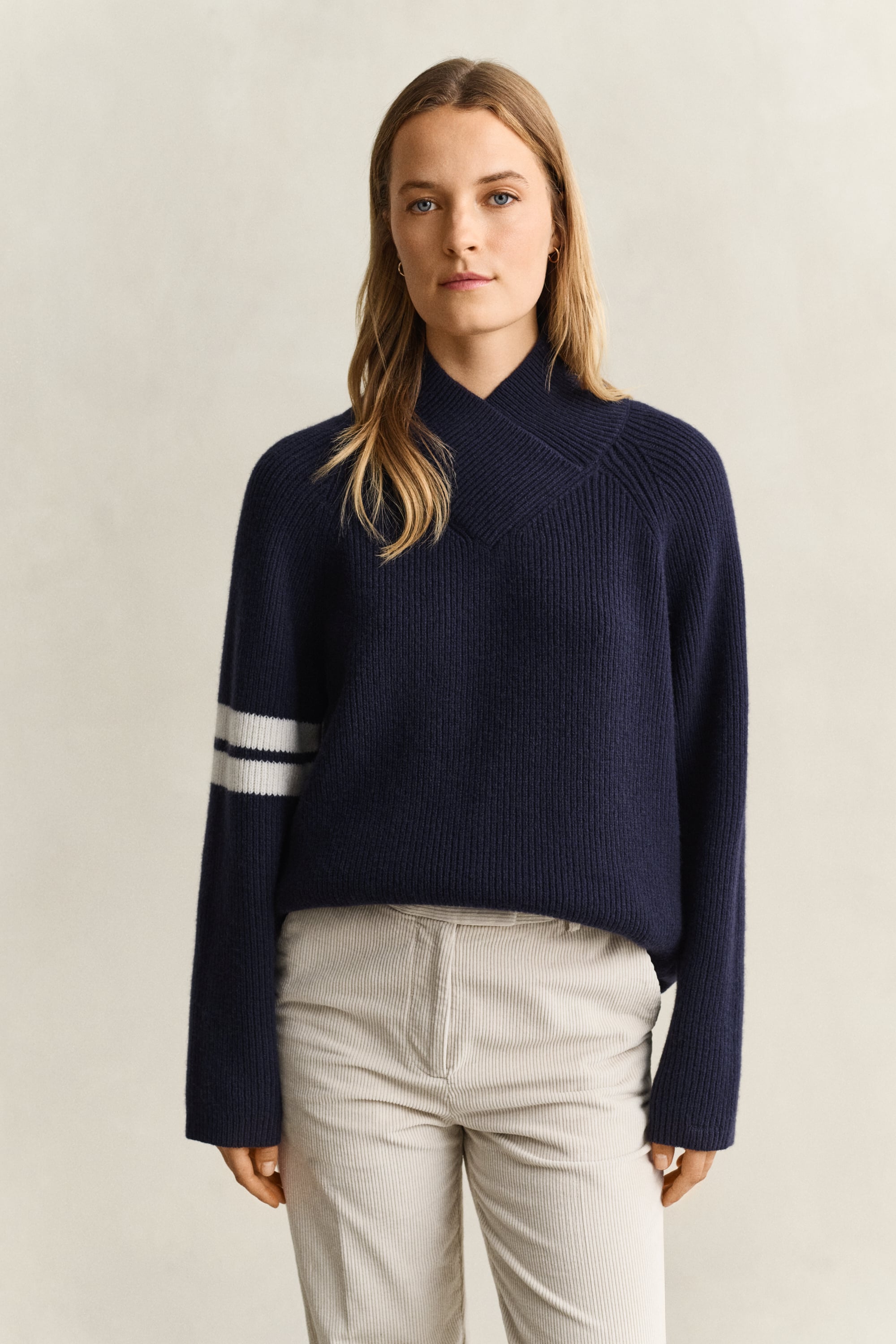 Ribbed Wool Sweater EVENING
