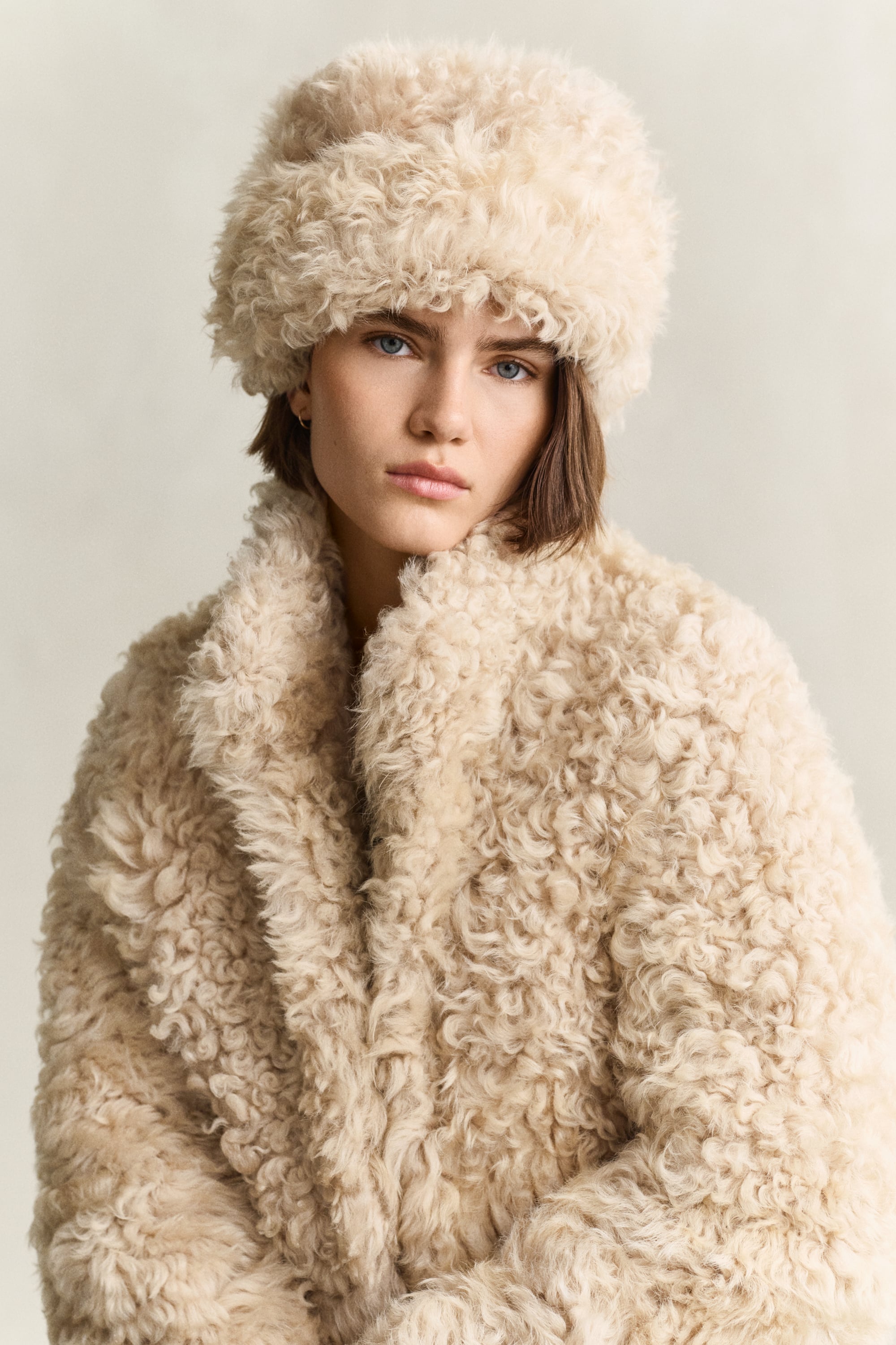 Shearling Hat CARAMEL