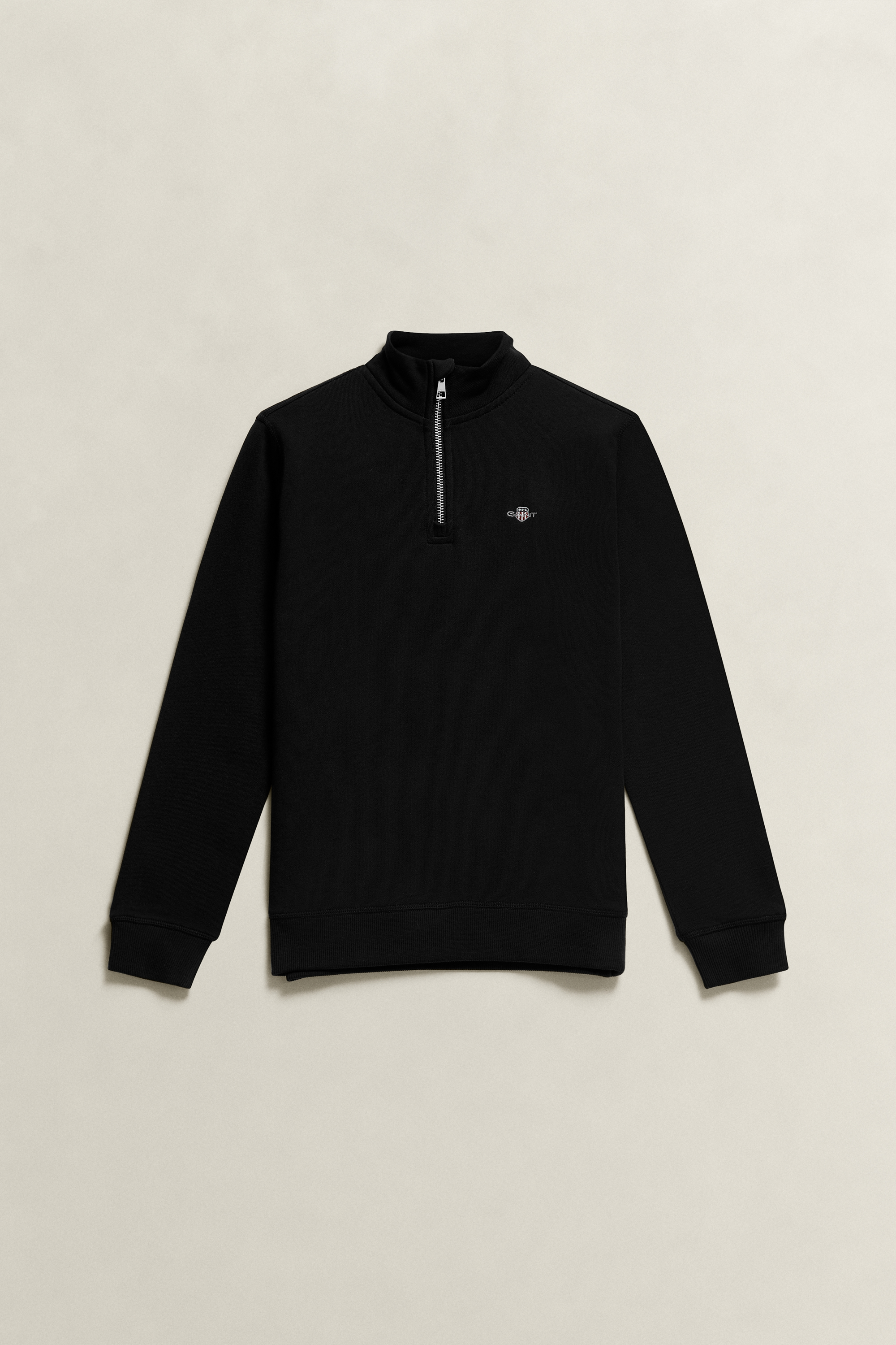 Gant Men's Black Teens Teen Boys Half Zip Sweatshirt (134/140)