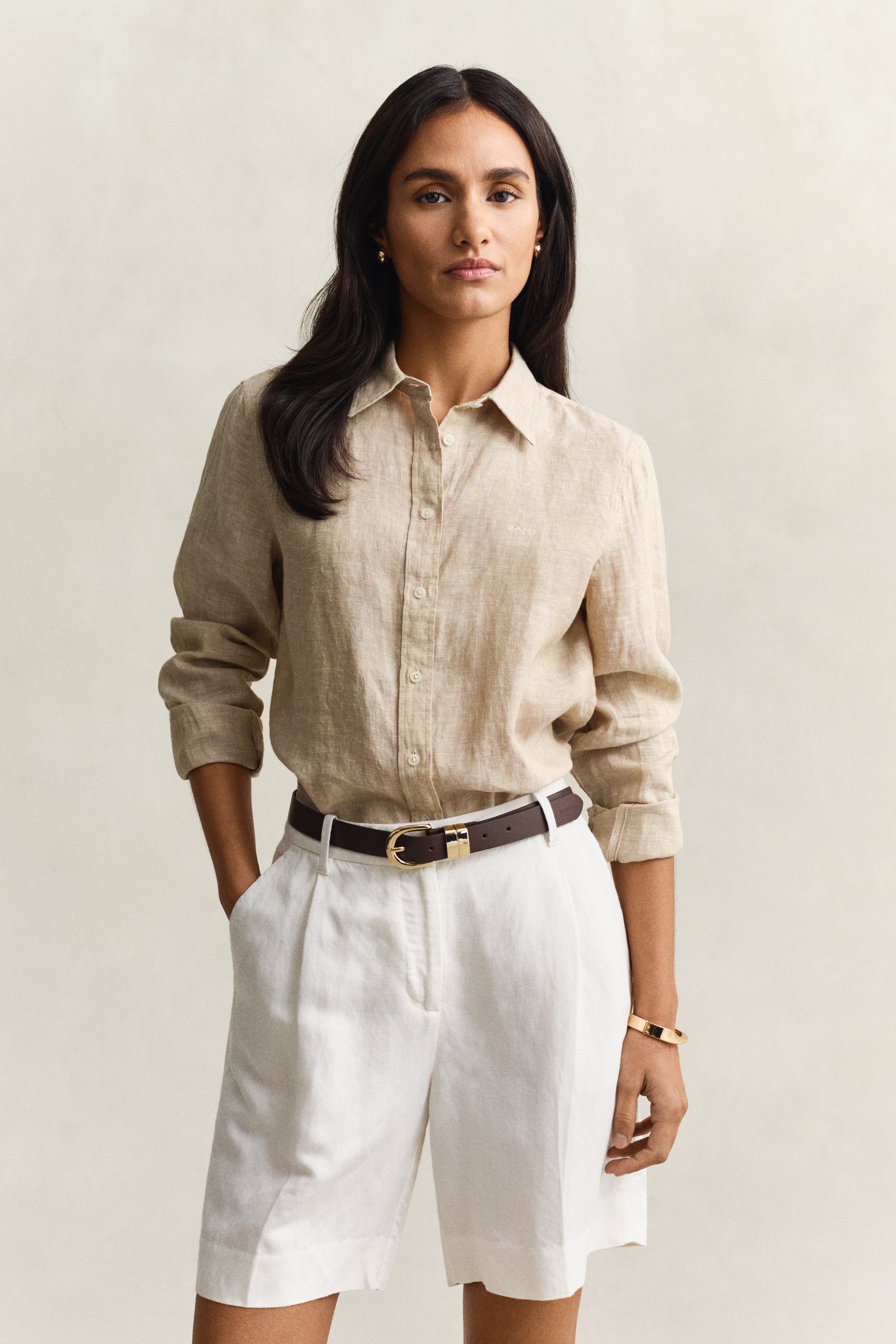 Gant Regular Fit Linen Shirt