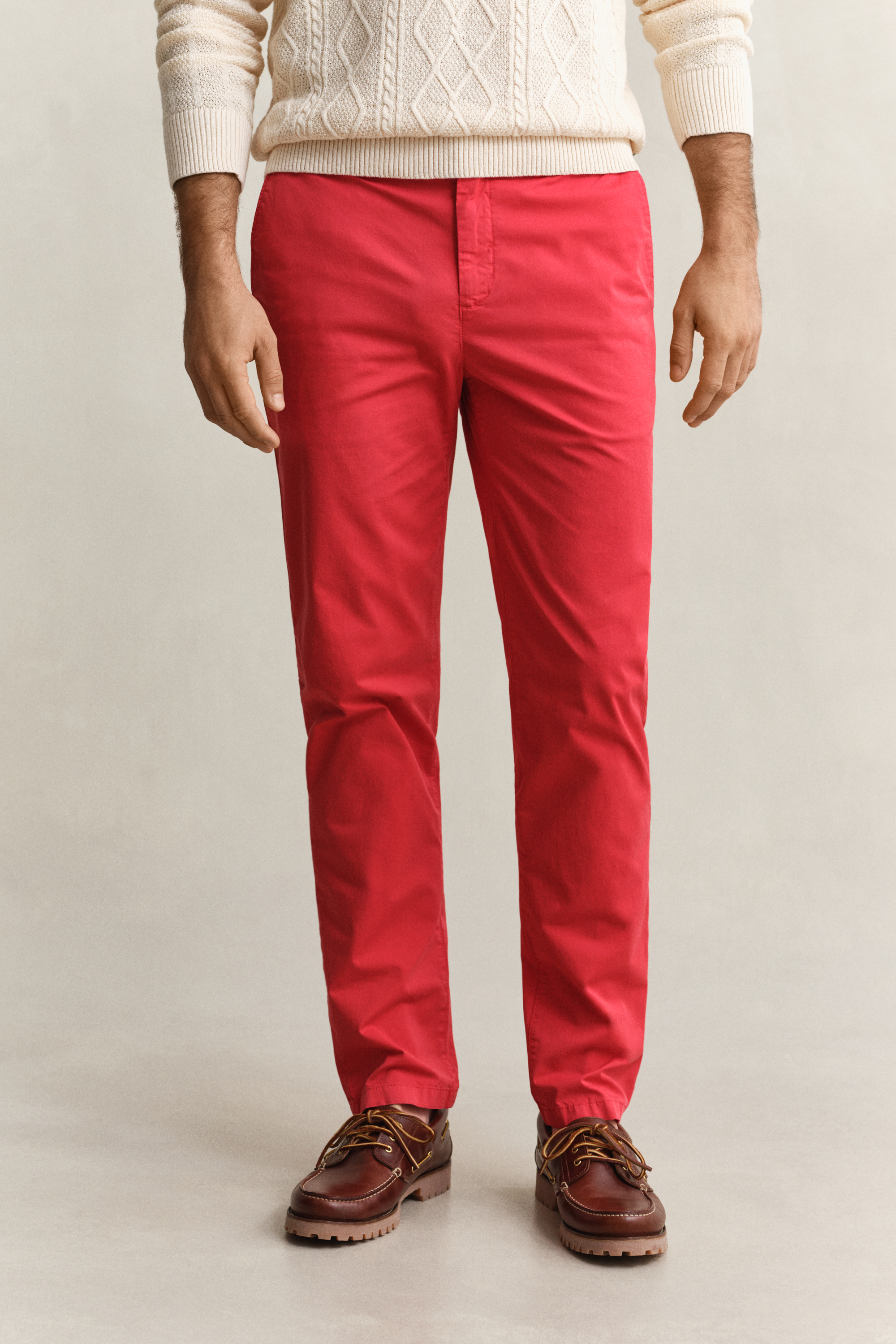 Gant Men's Rose Red Sunfaded Chinos (36/32)