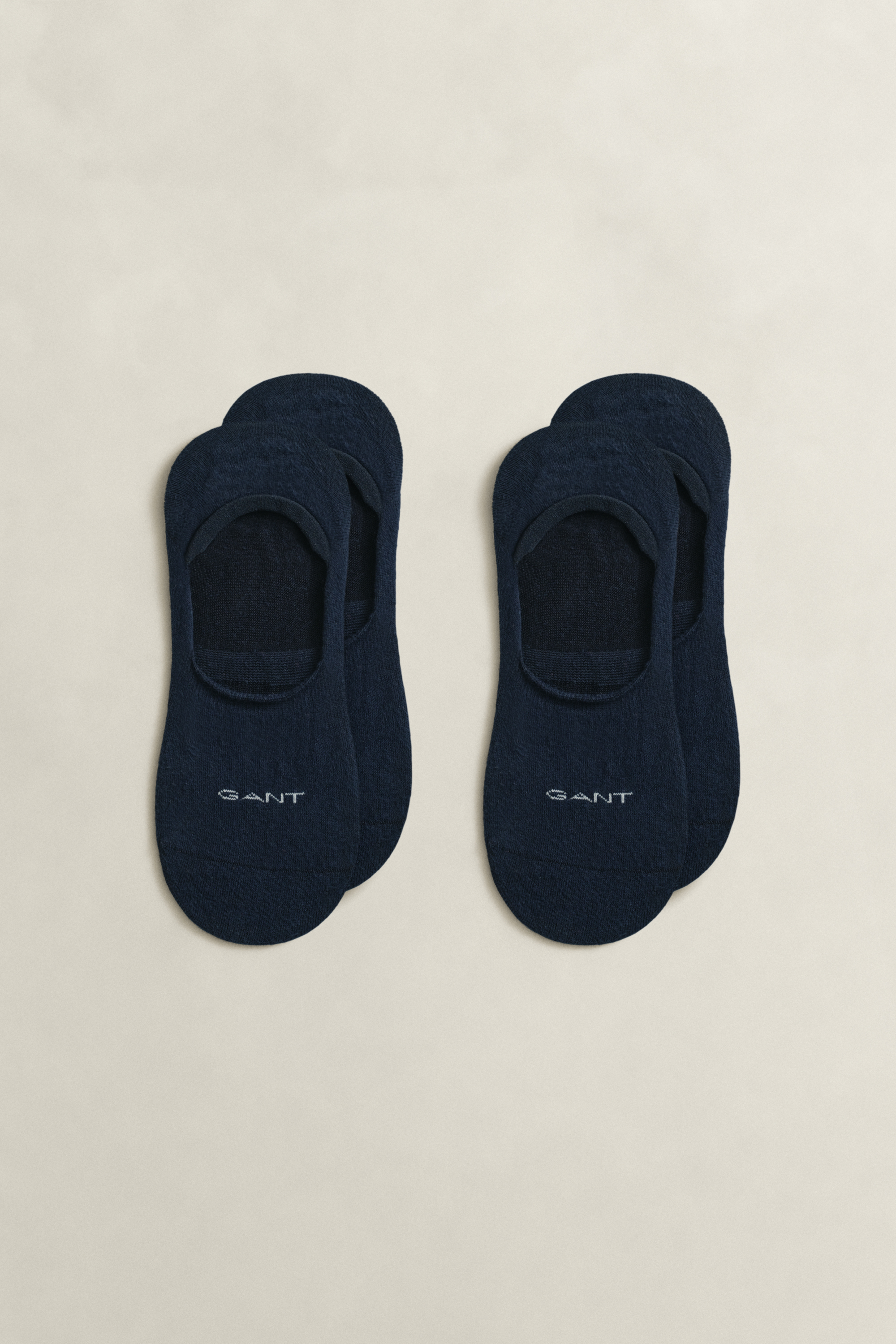 Gant Men's Navy 2-Pack Invisible Socks (43-45) Evening Blue