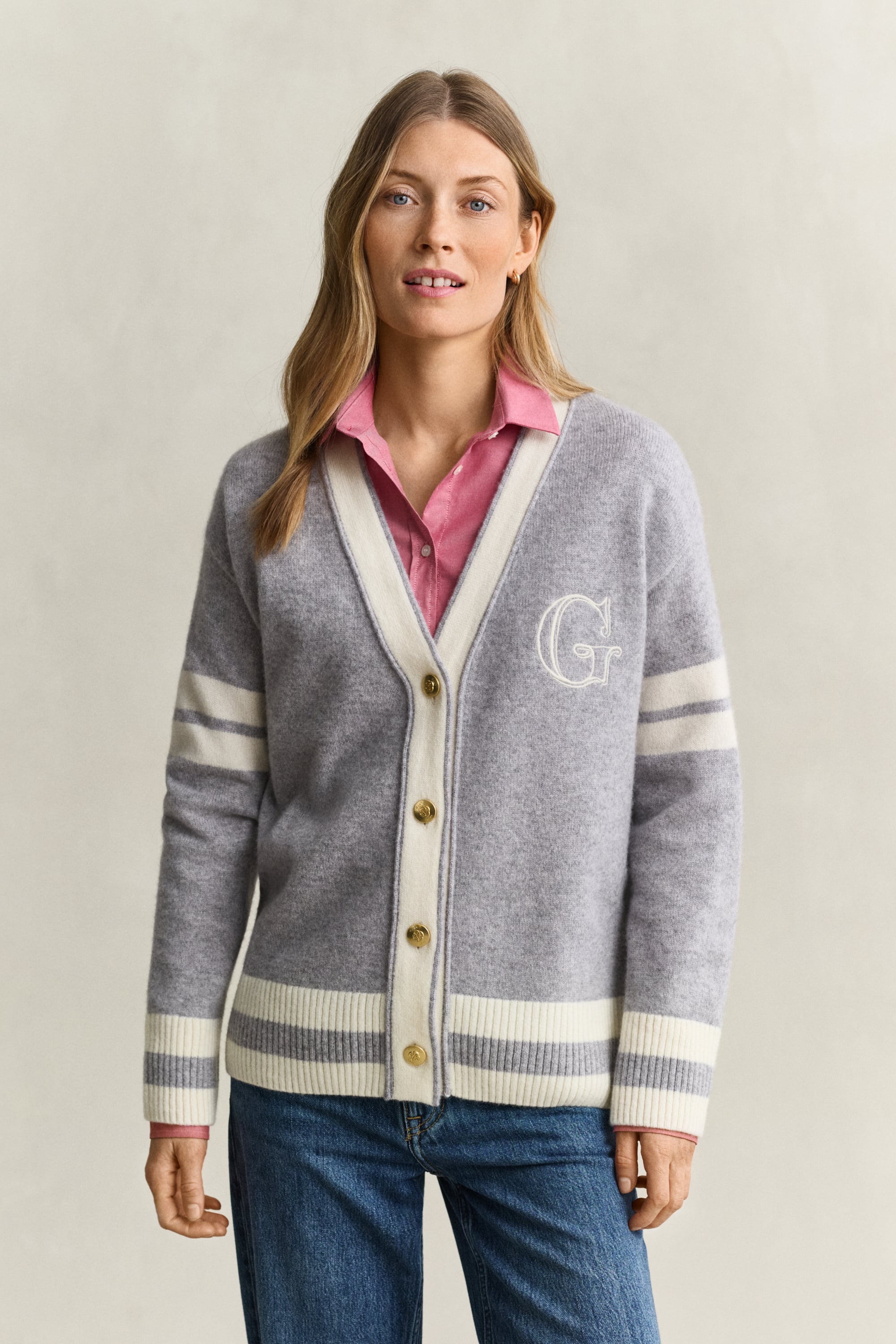 Varsity Cardigan MELANGE