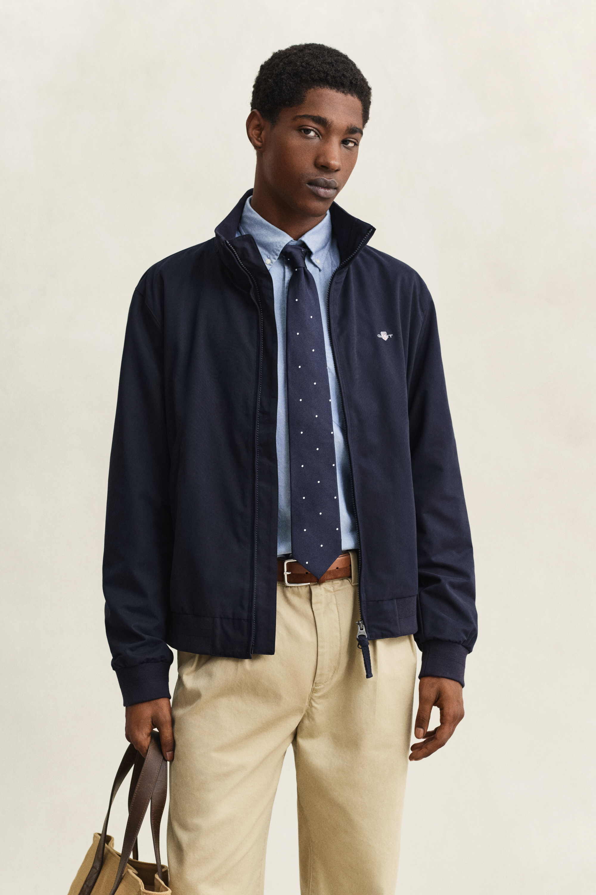 Gant Men's Navy Lightweight Hampshire Jacket (Xl) Evening Blue