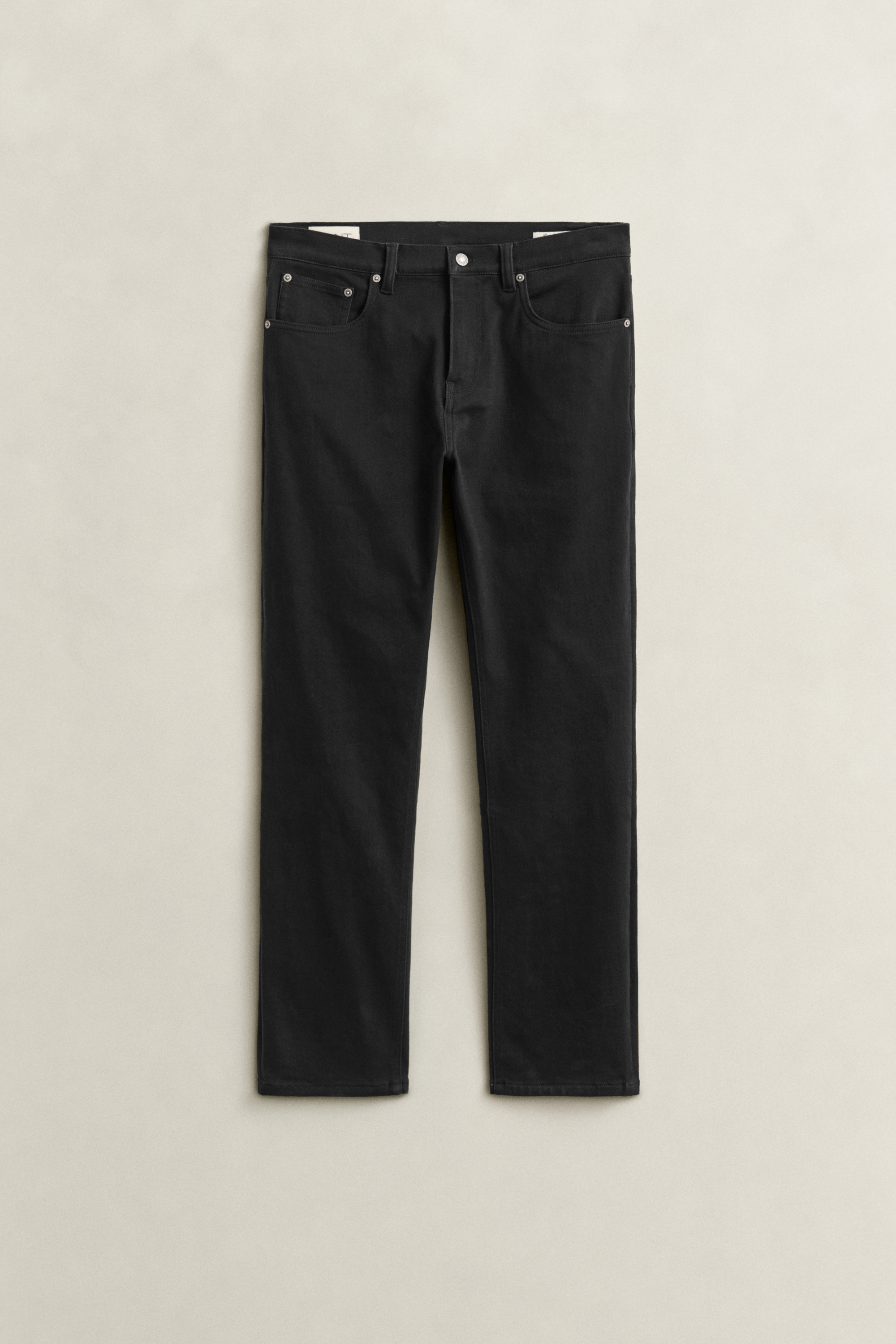 Gant Men's Black Regular Fit Twill Jeans (42/32)