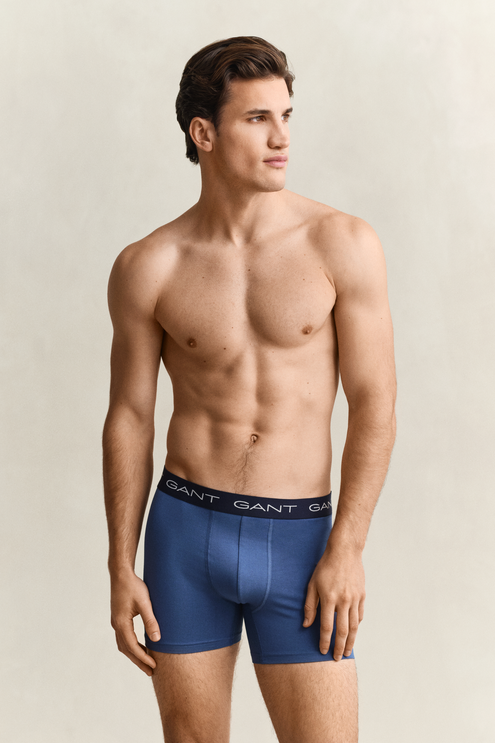 Gant Men's Vintage Blue 3-Pack Boxer Briefs (Xl)