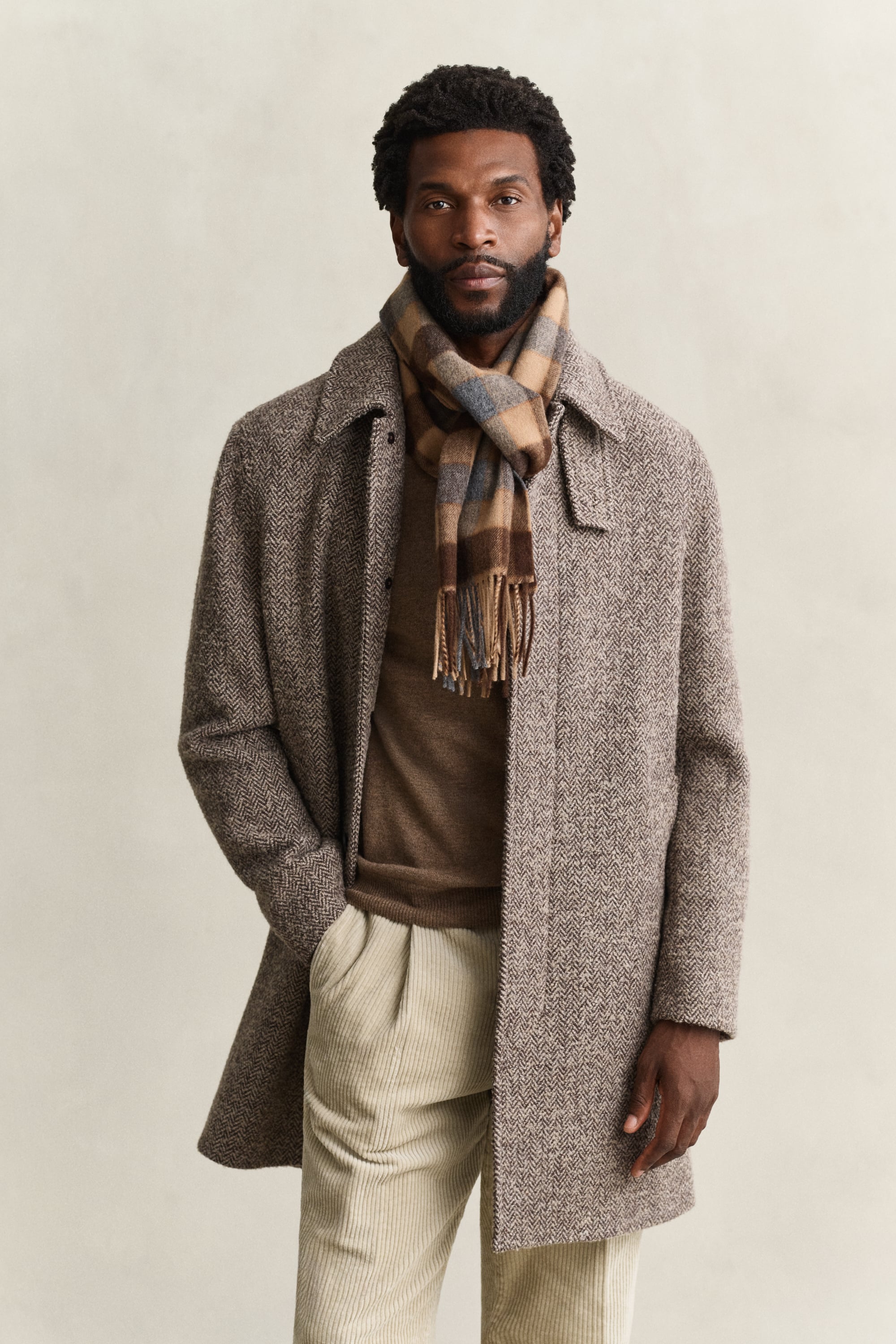Wool Car Coat MIST
