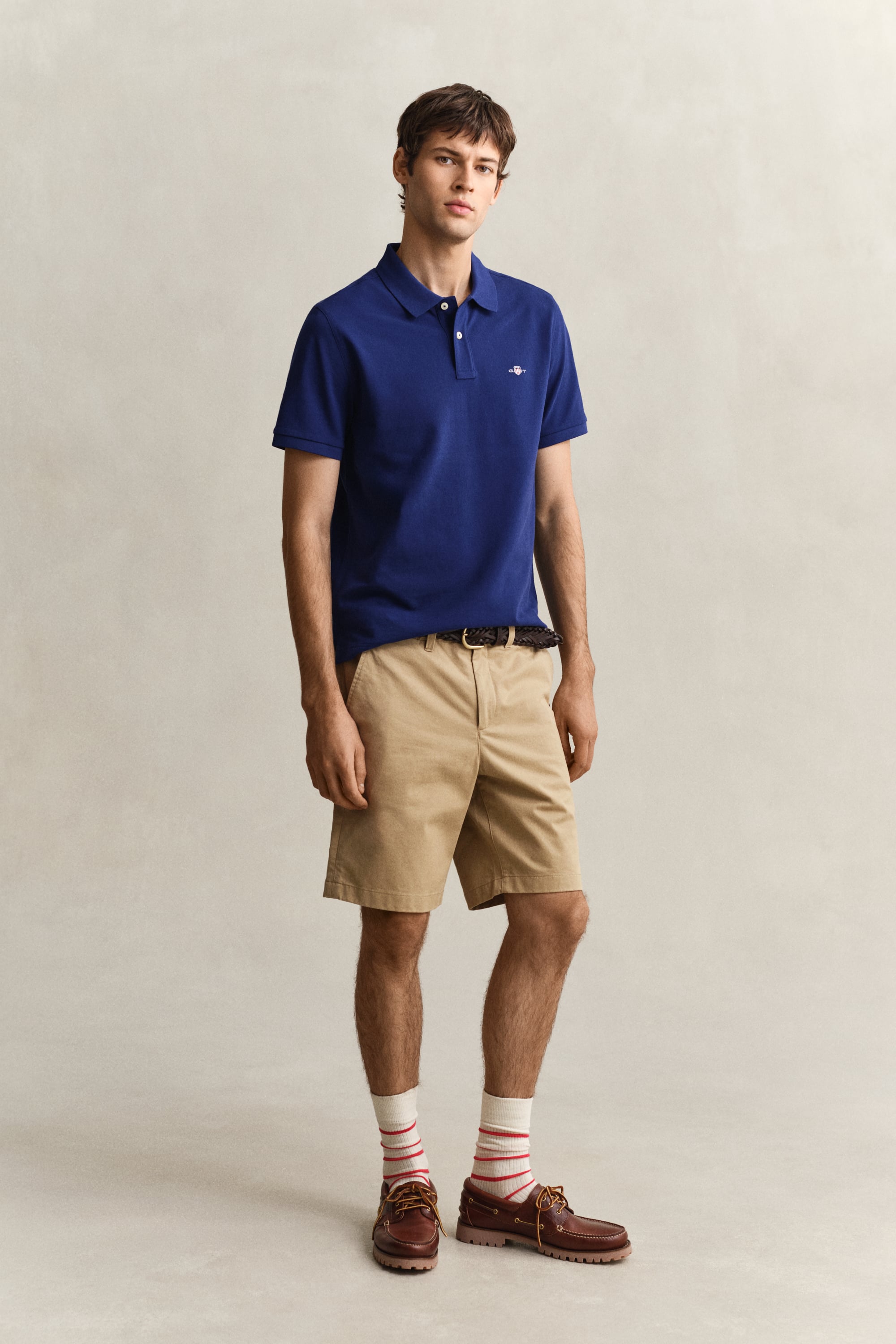 Gant Men's Khaki Classic Chino Shorts (36) Dark