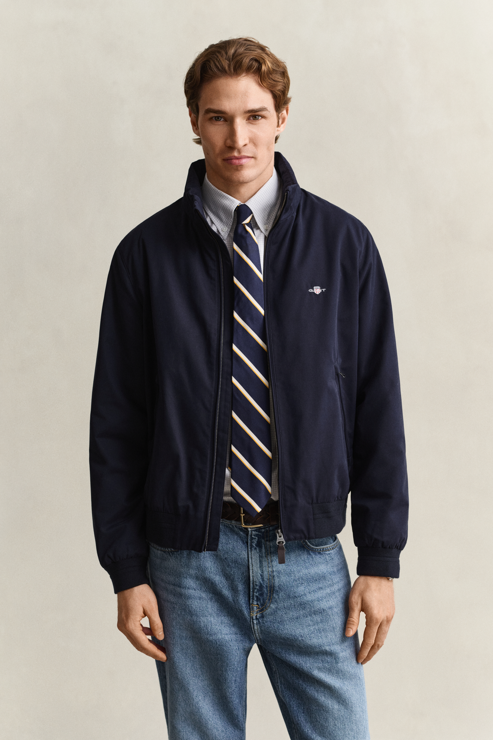 Gant Men's Navy Hampshire Jacket (4Xl) Evening Blue