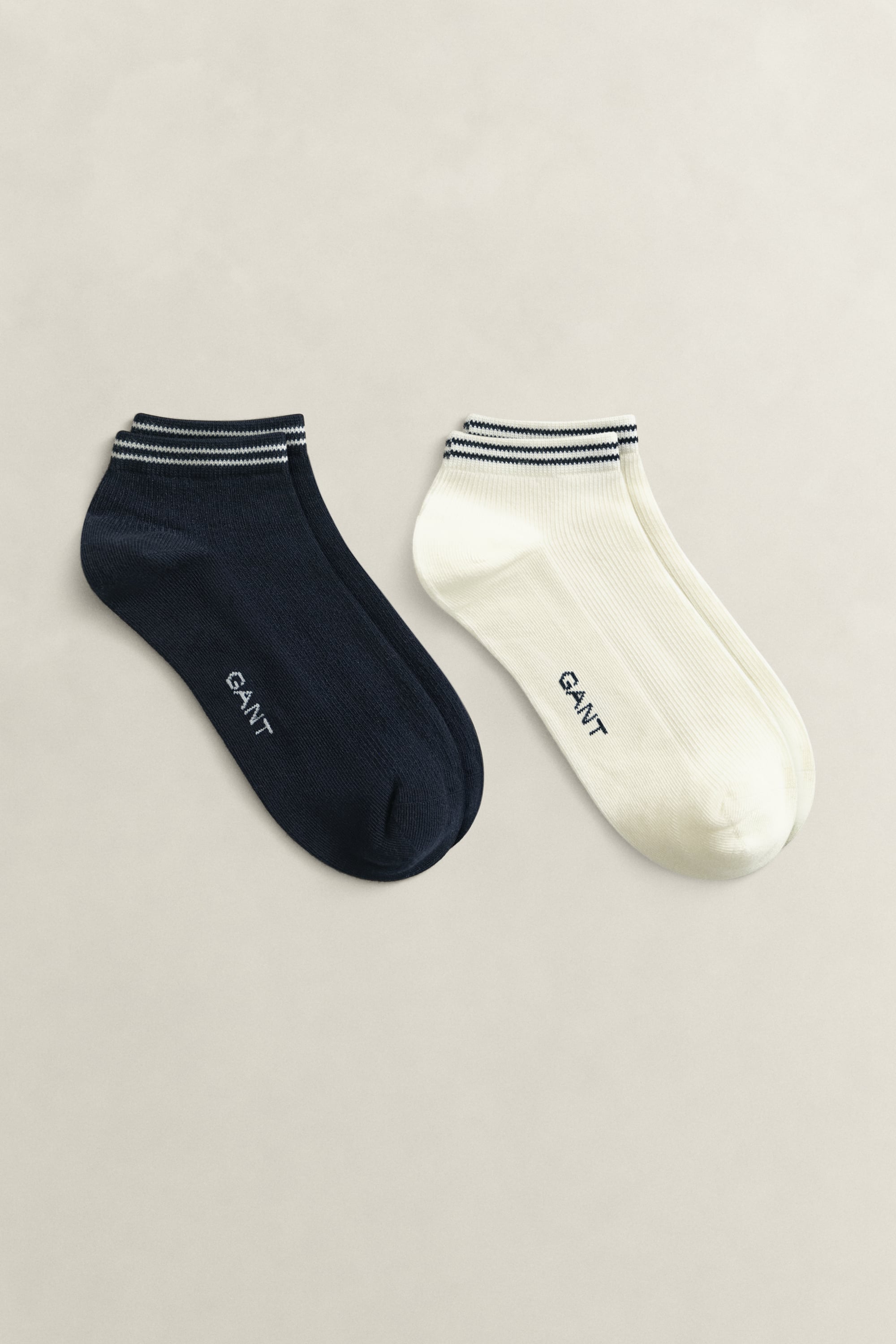 Gant 2-pack Ankle Socks In Blue