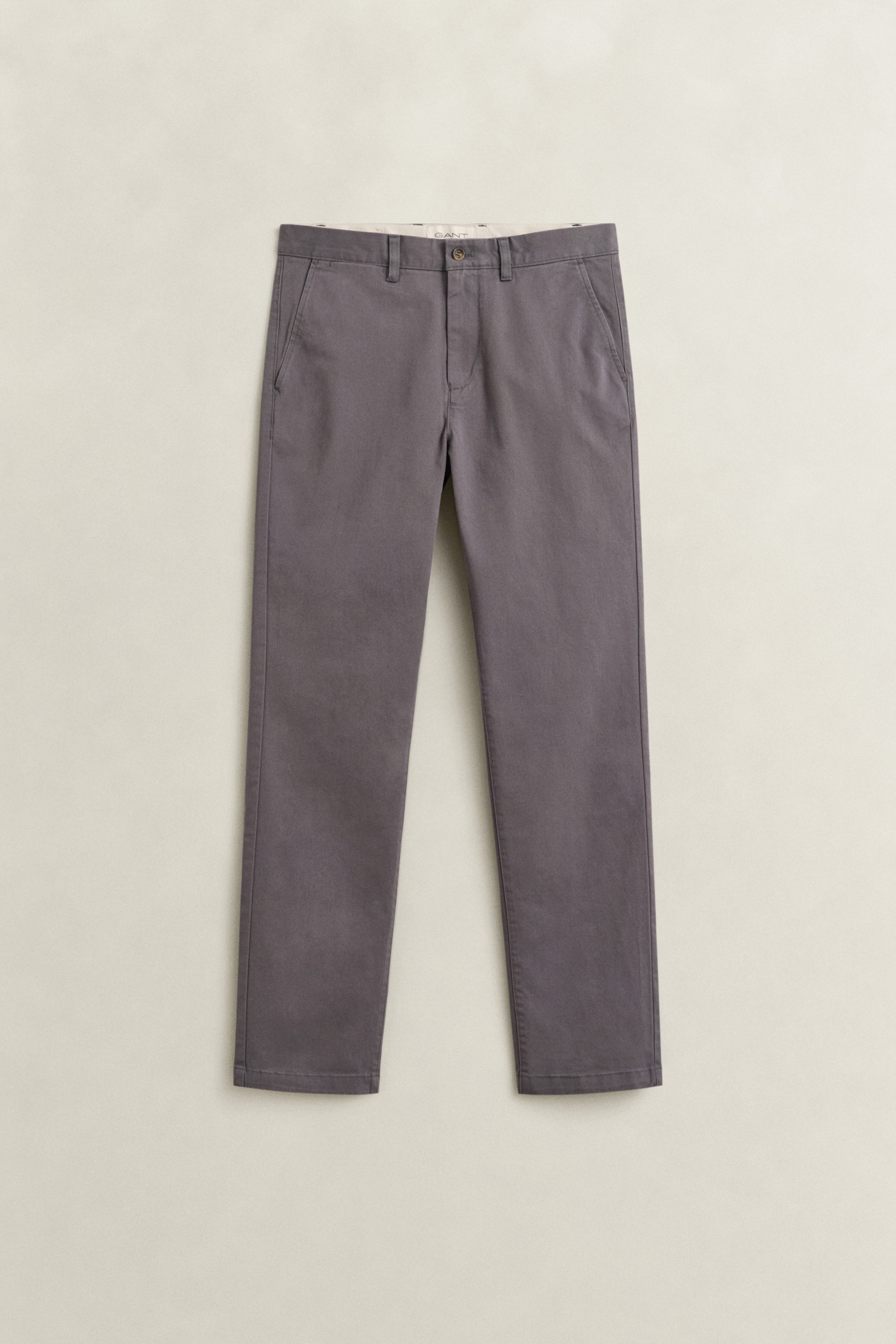 Gant Men's Dusky Anthracite Regular Fit Comfort Chinos (42/32)