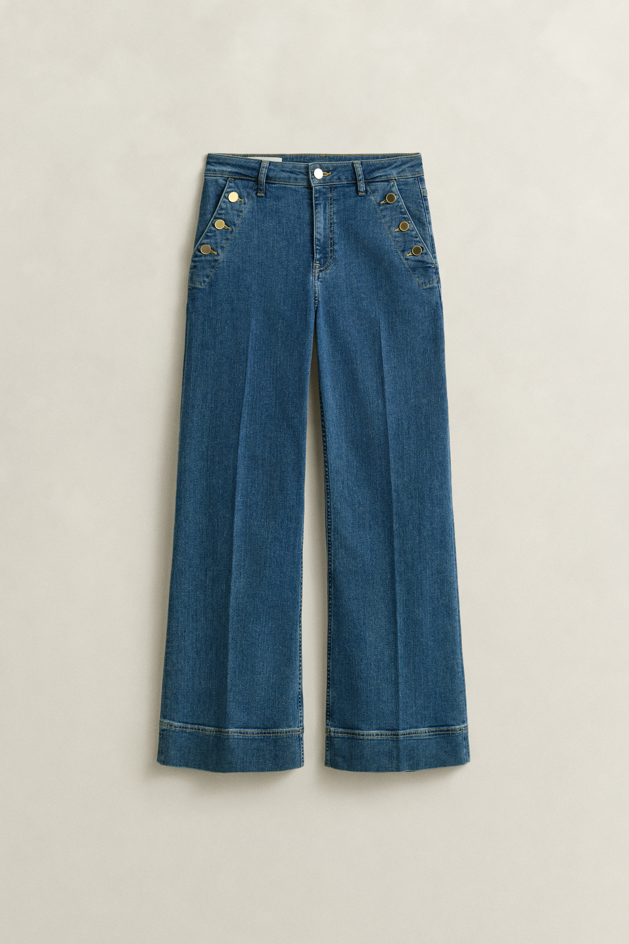 Nautical Flared Jeans