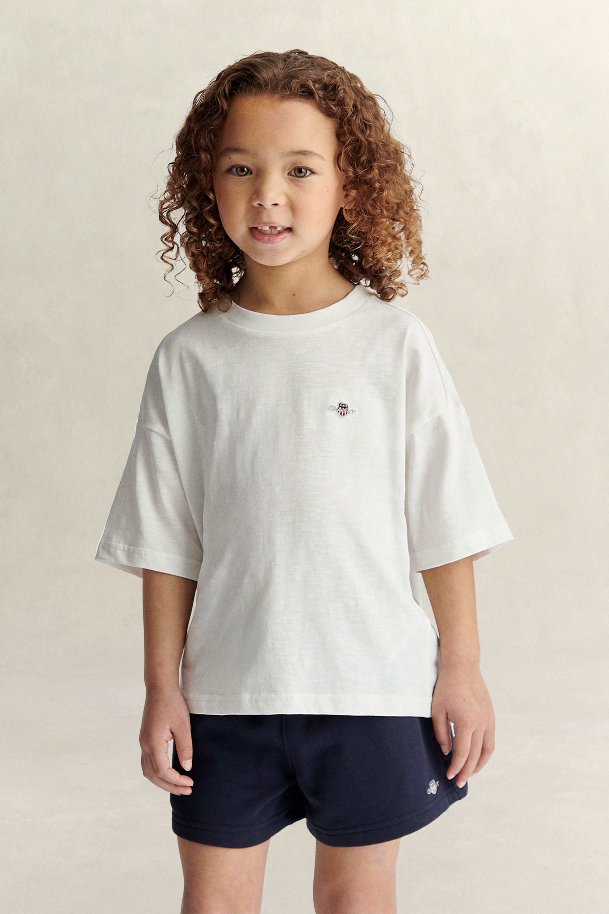Gant Girls White Kids Shield T-Shirt (92)
