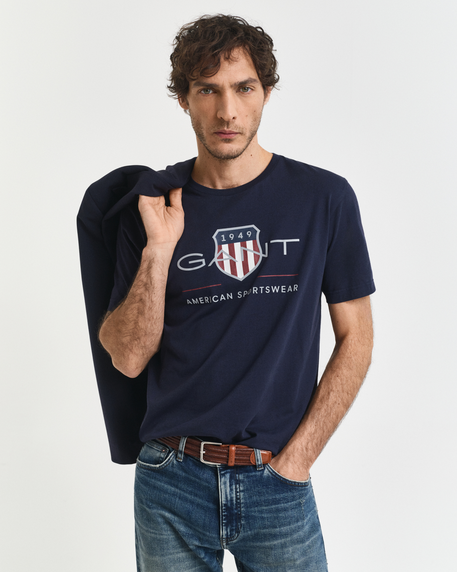 Gant Men's Navy Archive Shield T-Shirt (Xl) Evening Blue