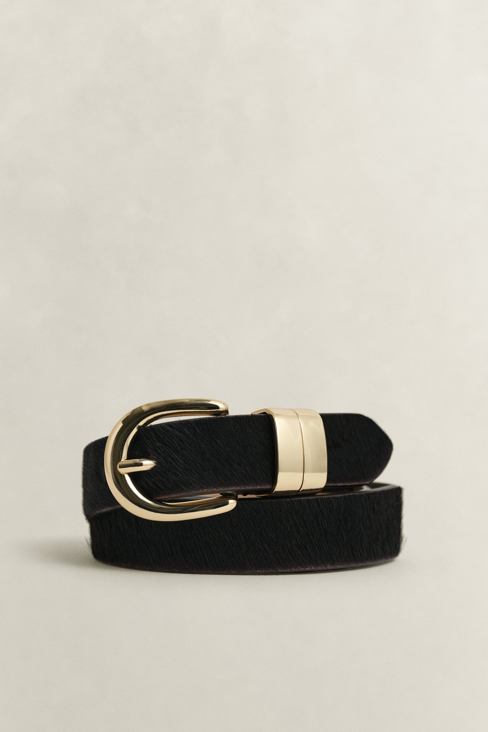 Gant Women's Brown Pony Hair Belt (85/34) Deep