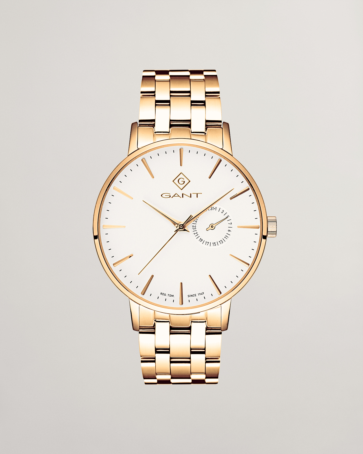 Gant Men's Gold Park Hill Iii Wristwatch (One Size)