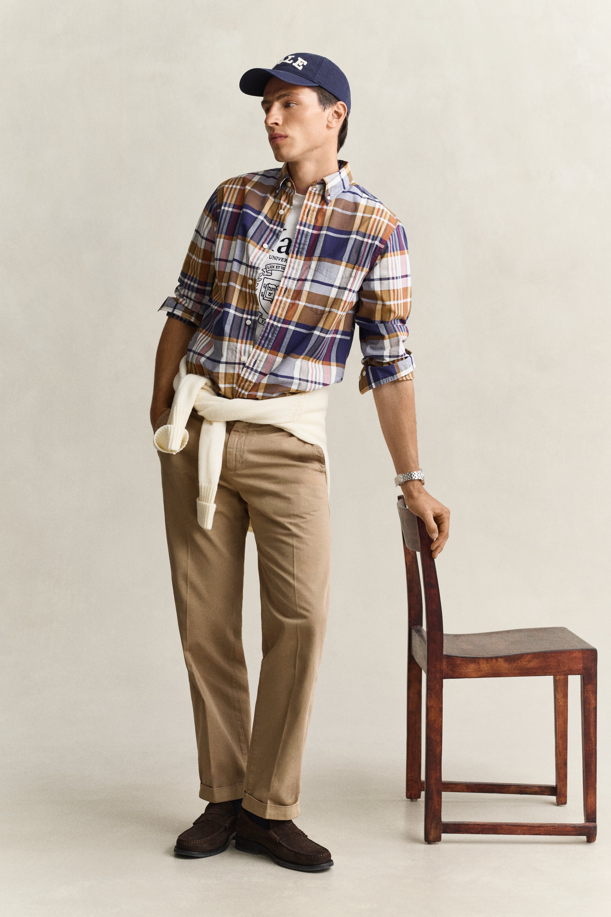 x Yale Checked Poplin Shirt CRISP