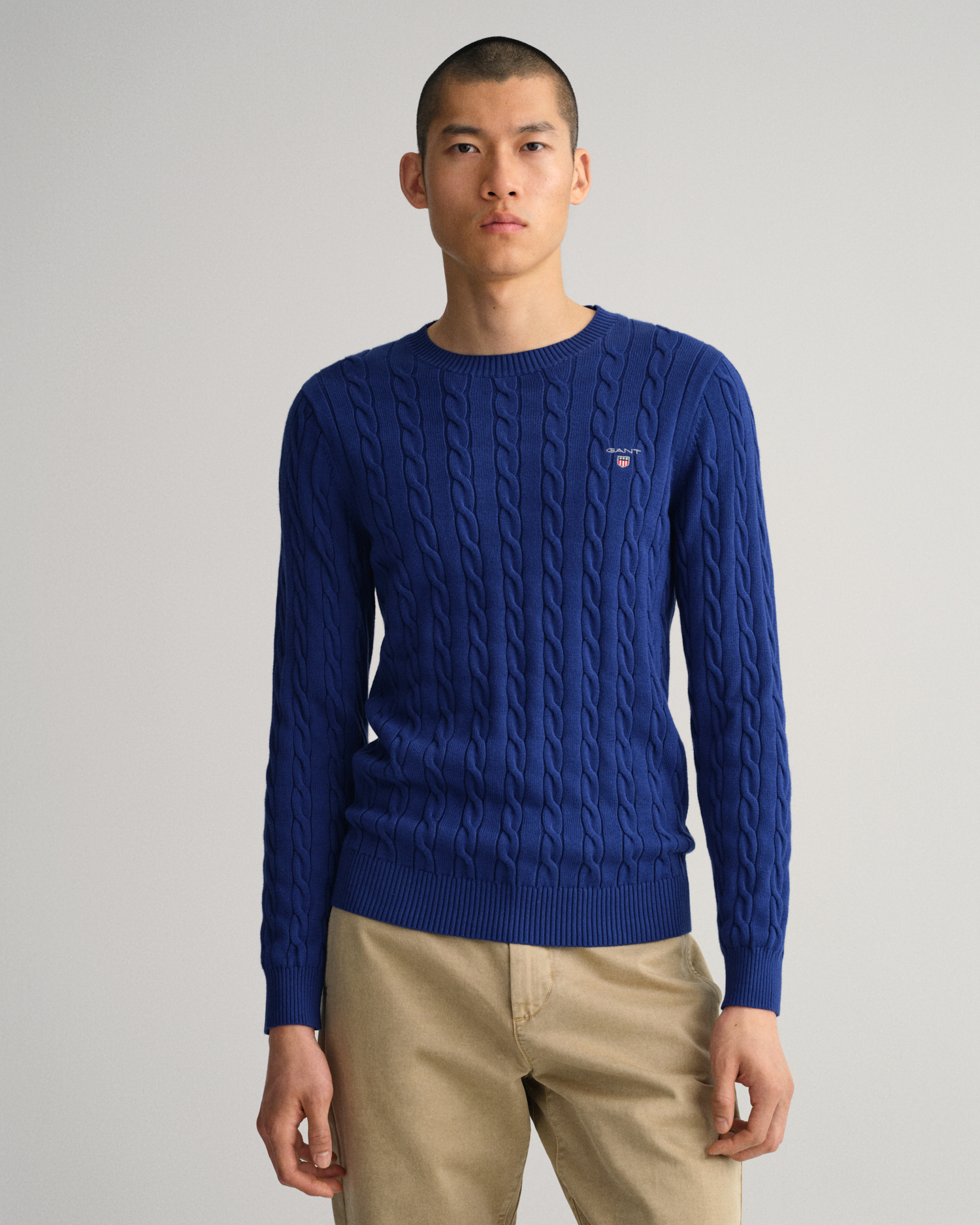 Mens Cable Knit Jumpers | GANT | UK