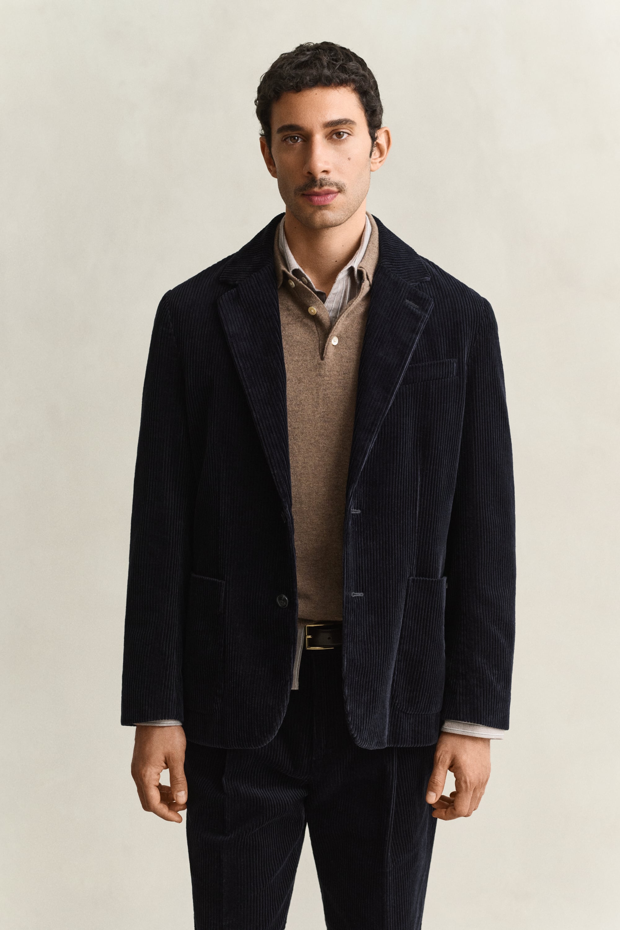 Gant Men's Bleu Tracksuit Jacket Corduroy - Image 2
