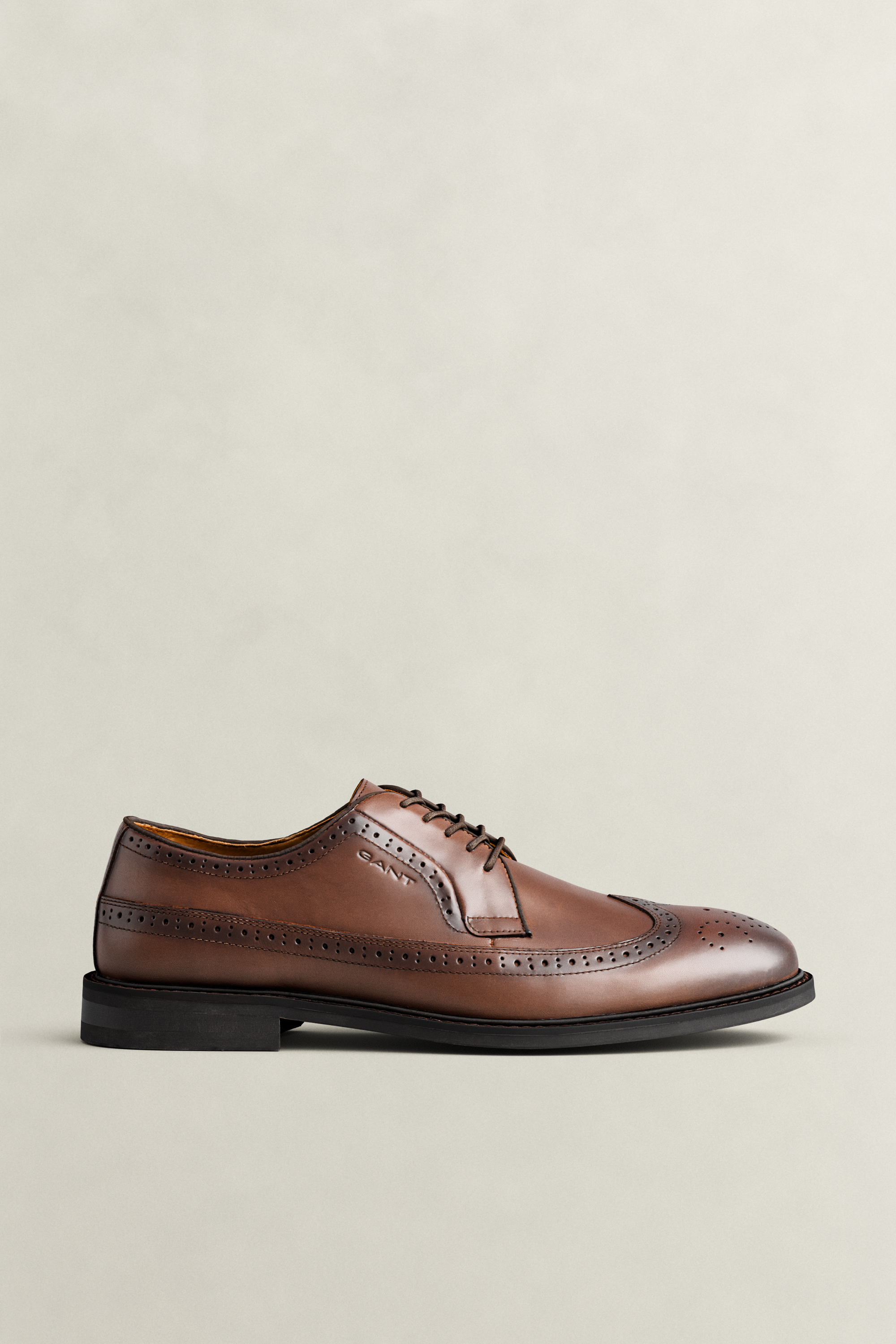 Gant Men's Cognac Brown Bidford Leather Brogues (45)