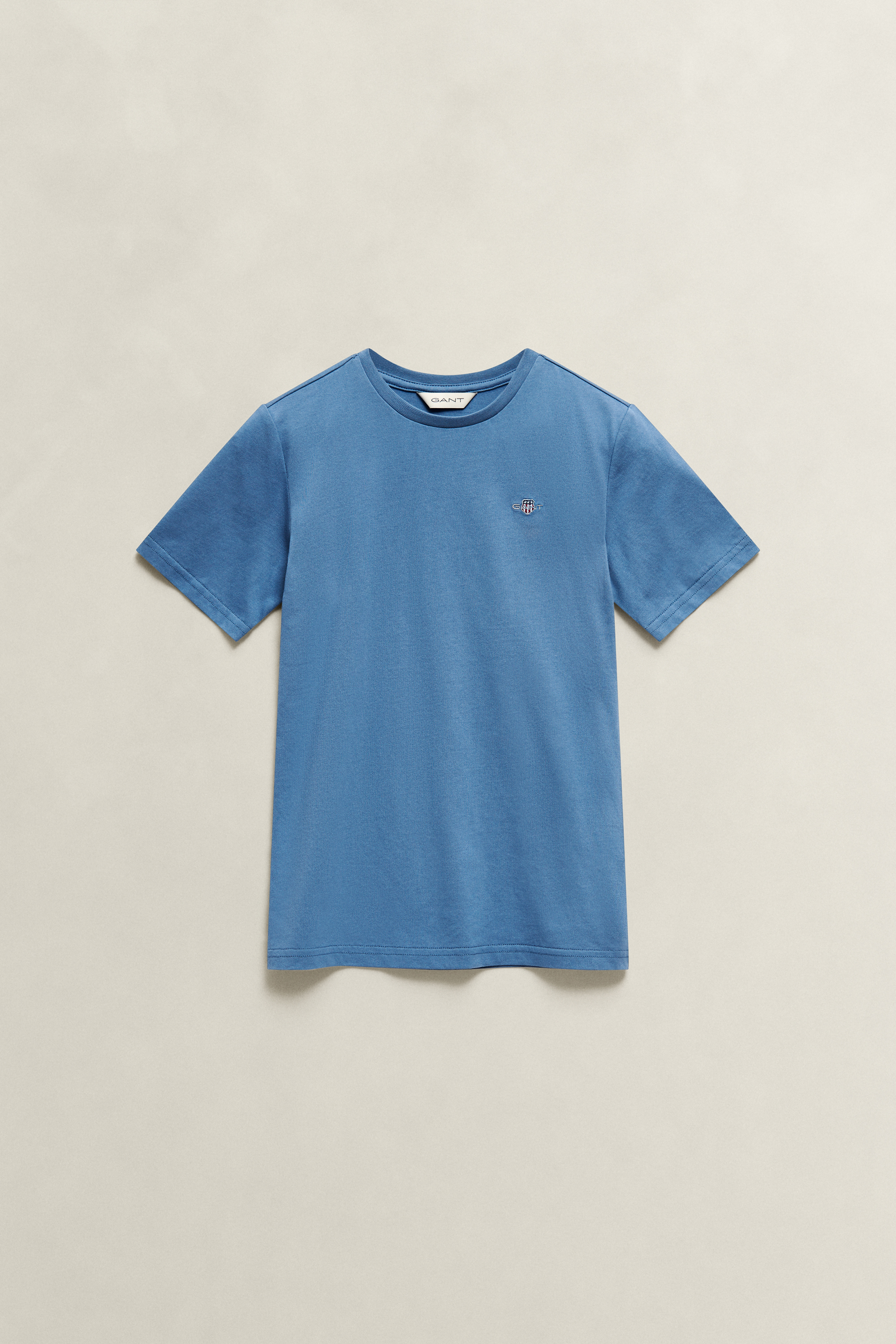 Gant Unisex Blue Teens Shield T-Shirt (158) Salty Sea