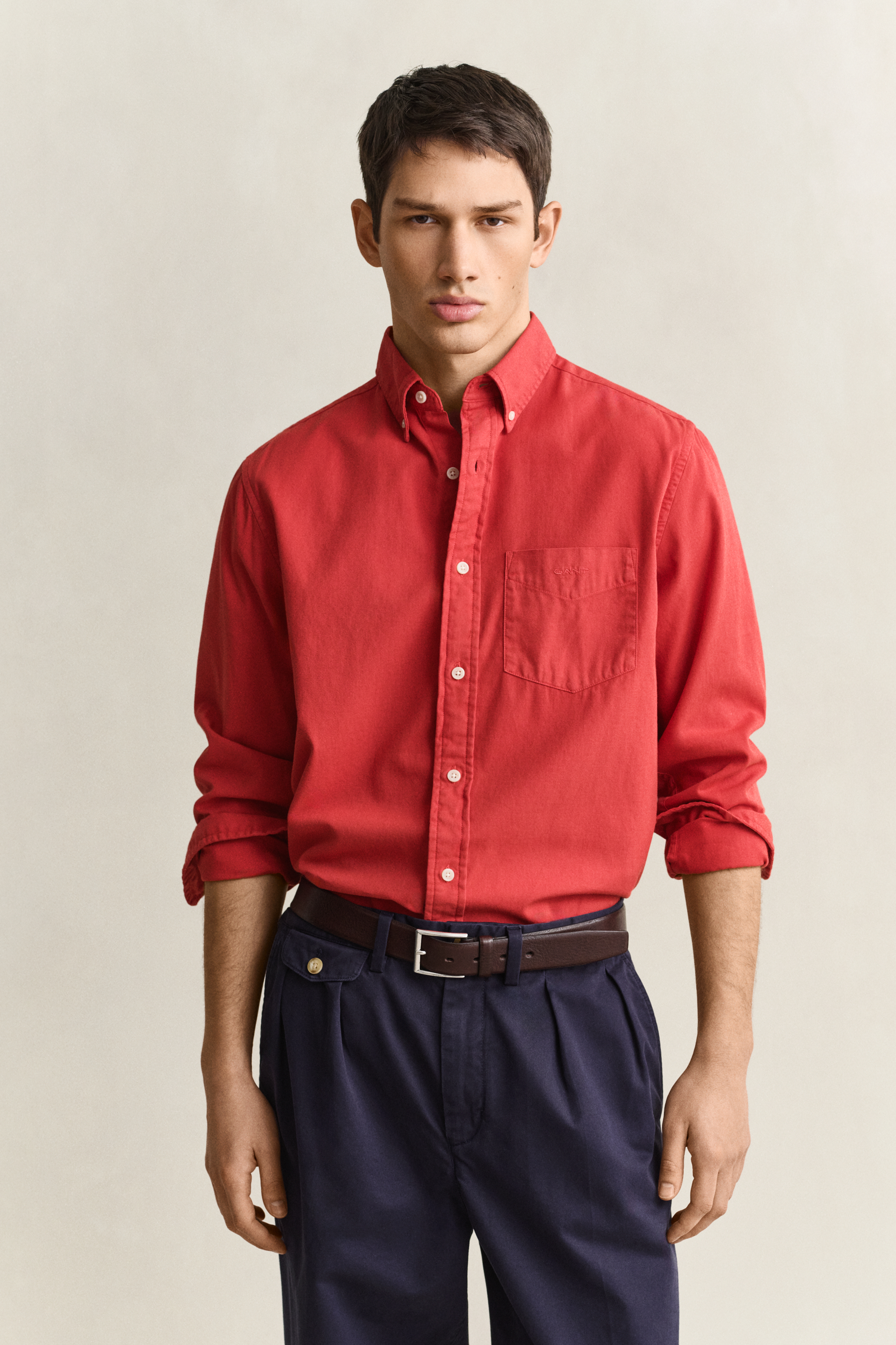Gant Men's Maple Fire Regular Fit Twill Shirt (Xl)