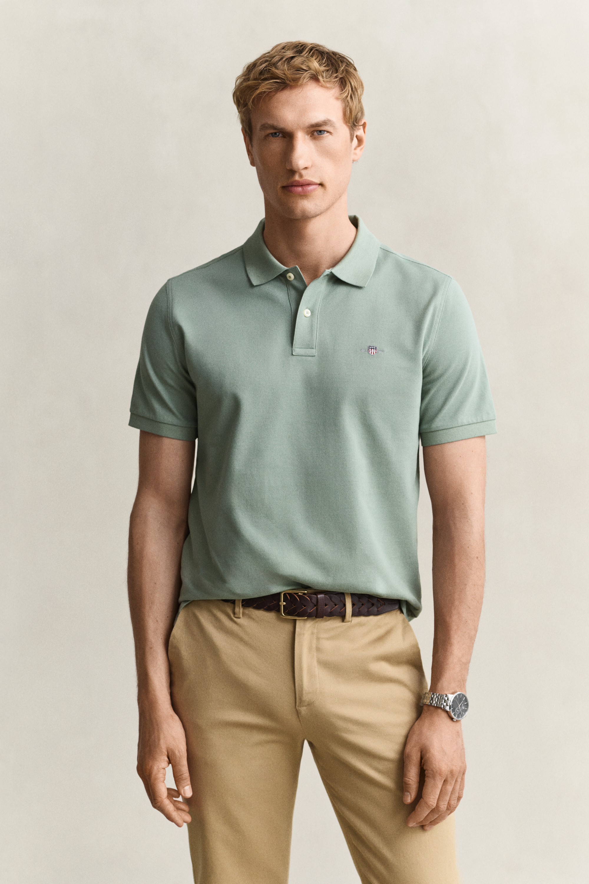 Gant Men's Surplus Mint Regular Fit Polo Shirt (Xl)