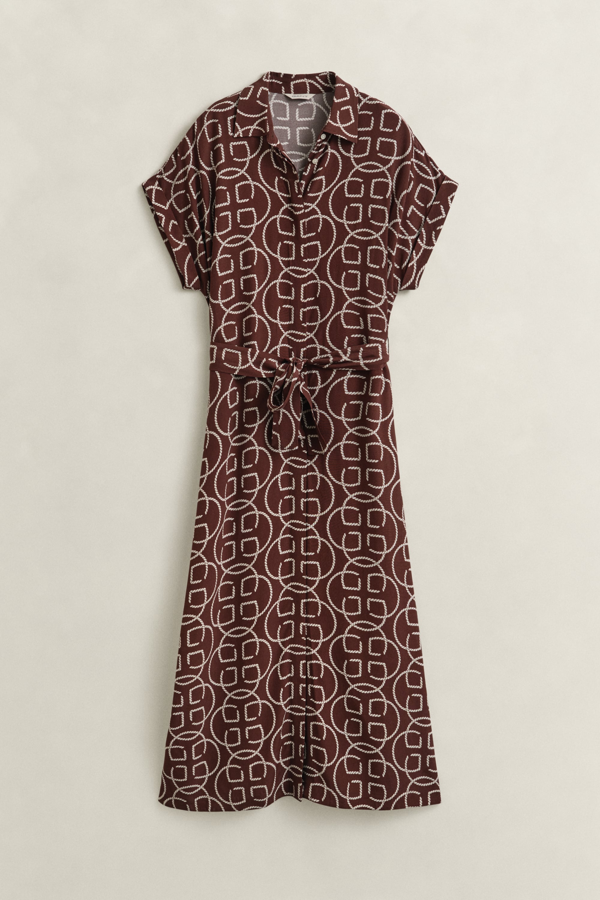 Monogram Cap Sleeve Dress