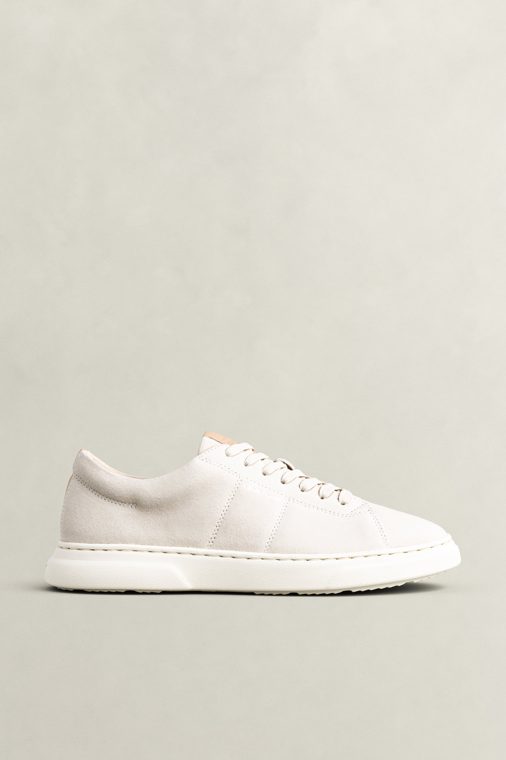 Gant Men's Beige Joree Suede Sneakers (46) Soft Oat