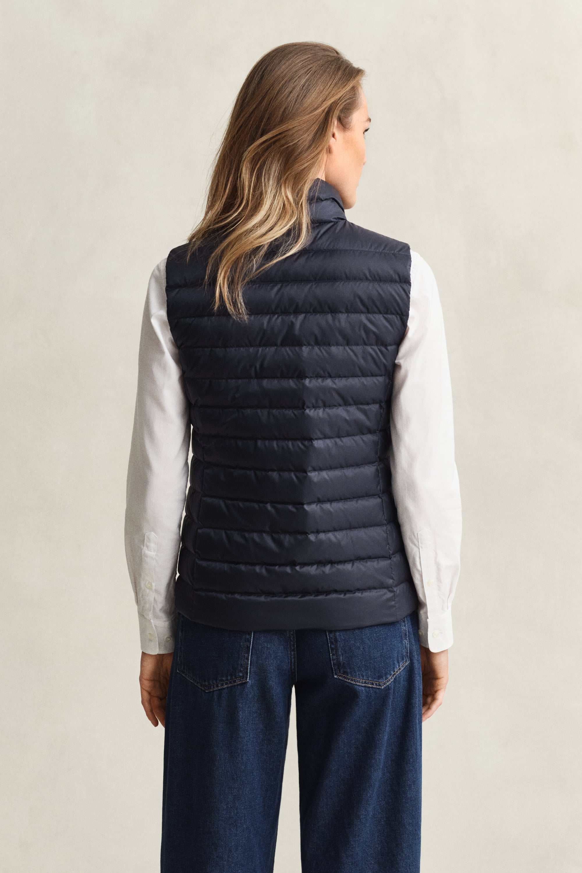 Gant Light Down Vest In Multi
