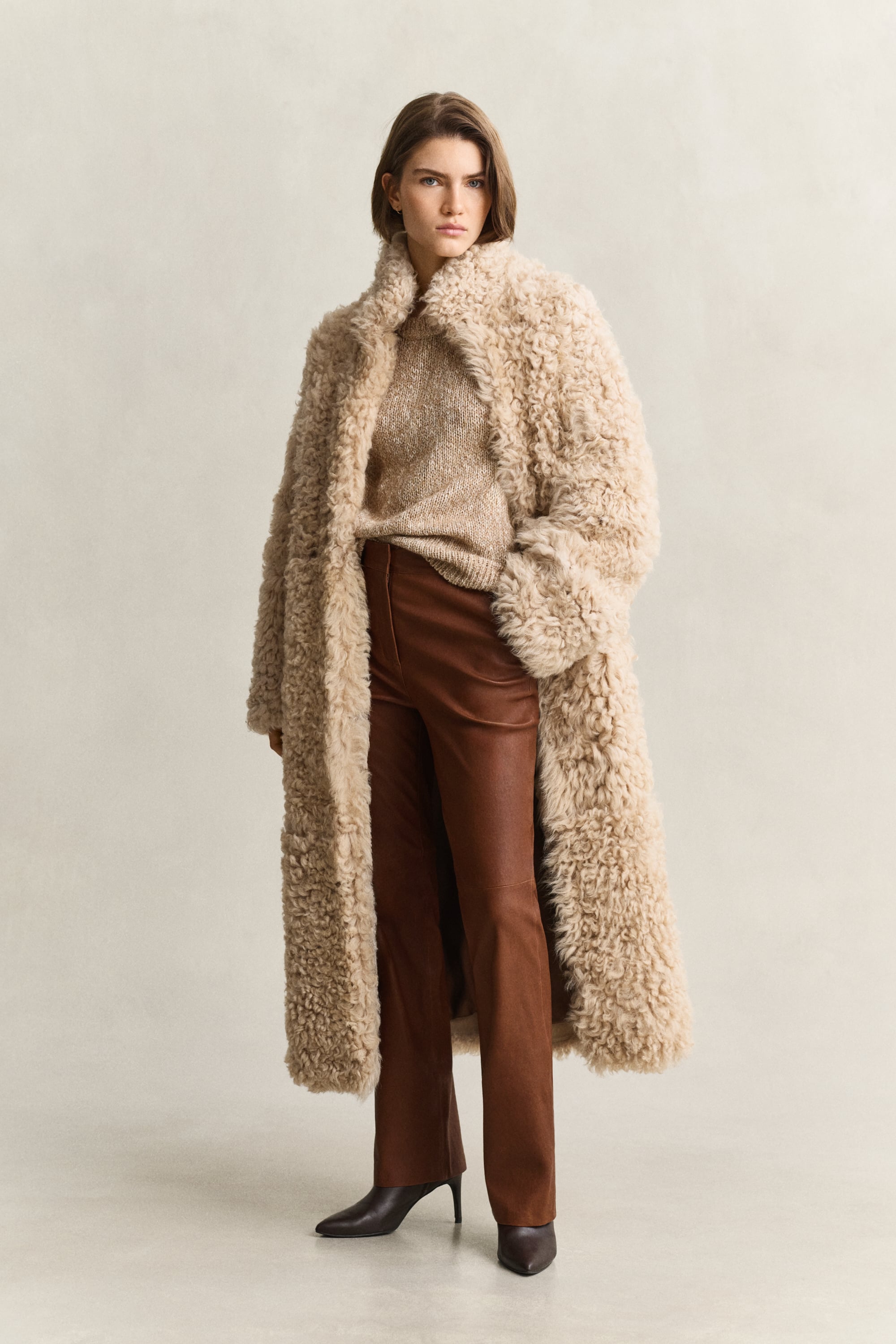 Shearling Coat CARAMEL