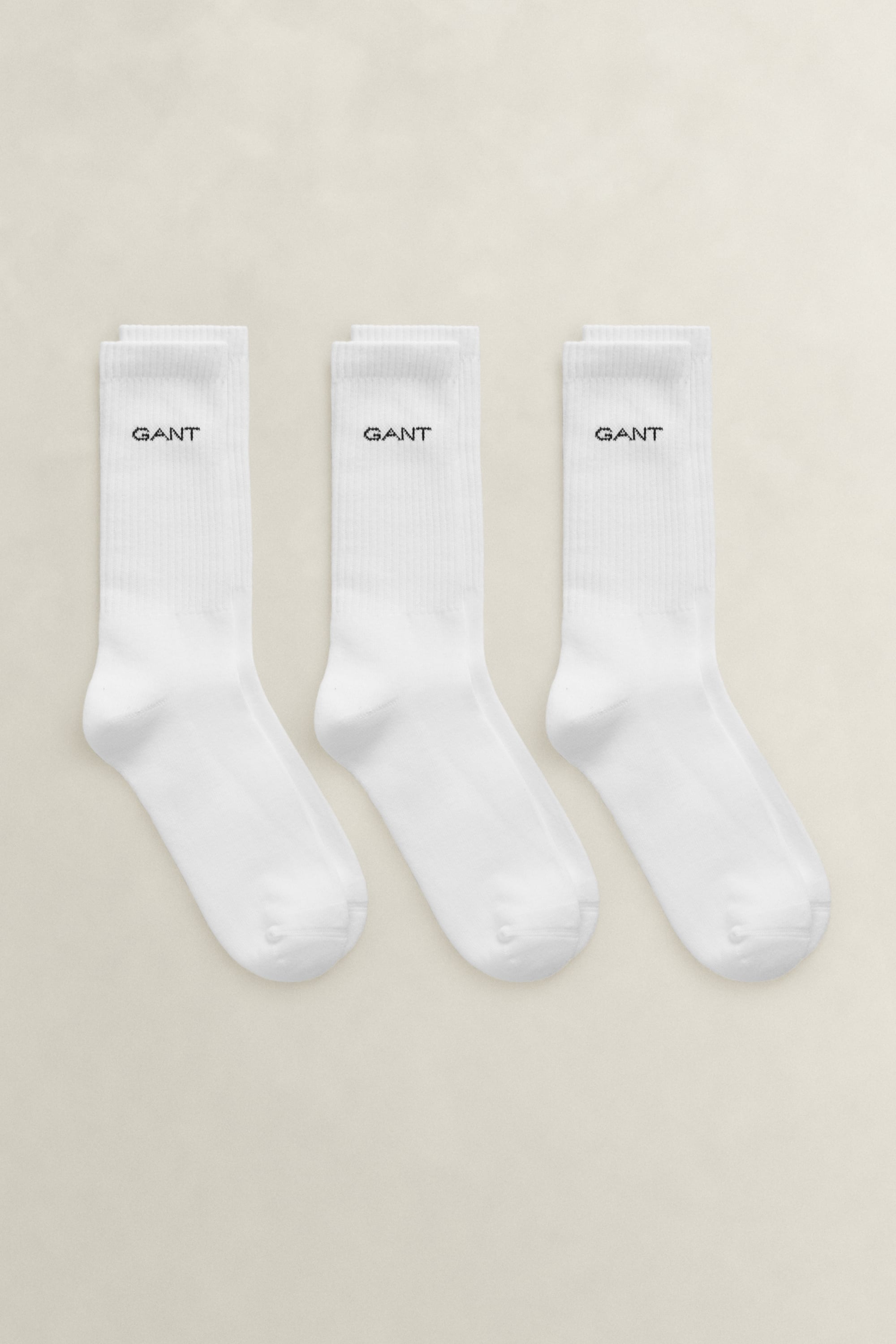 Gant Men's White 3-Pack Sport Socks (43-45) - Image 4