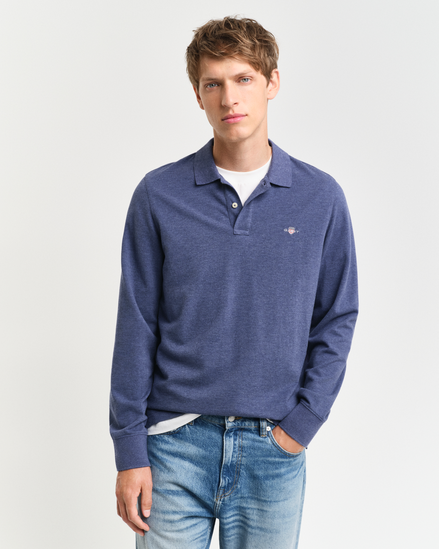 Gant Men's Shield Piqué Rugger ) 4XL
