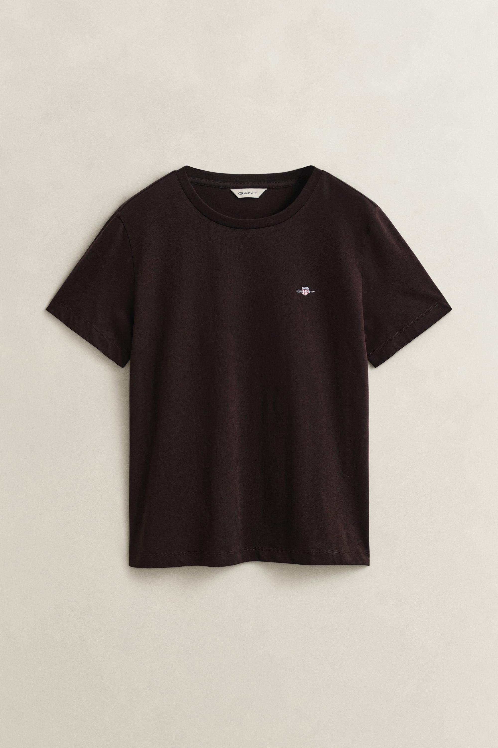 Gant Shield T-shirt In Brown