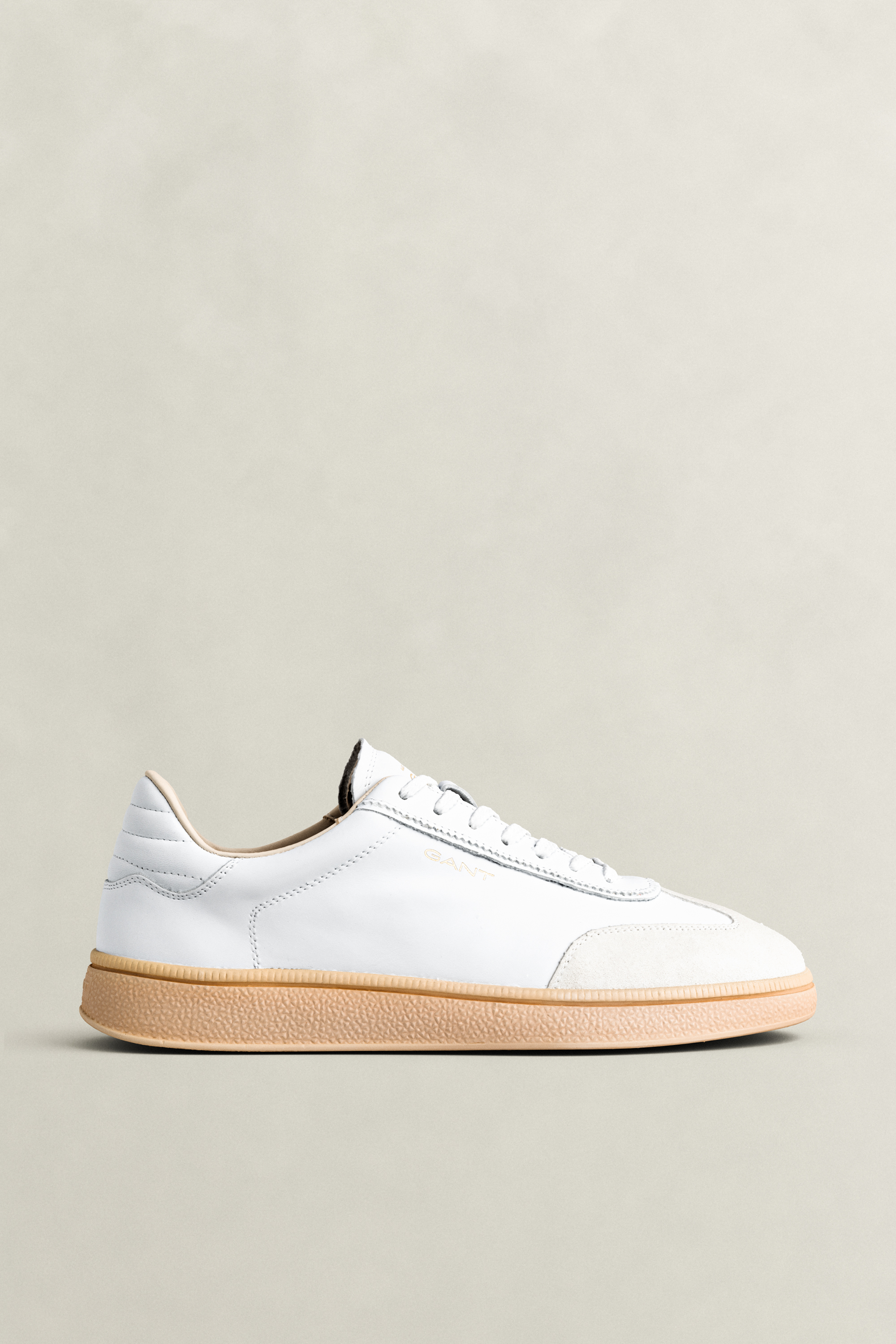 Gant Men's White Cuzmo Leather Sneakers (41)