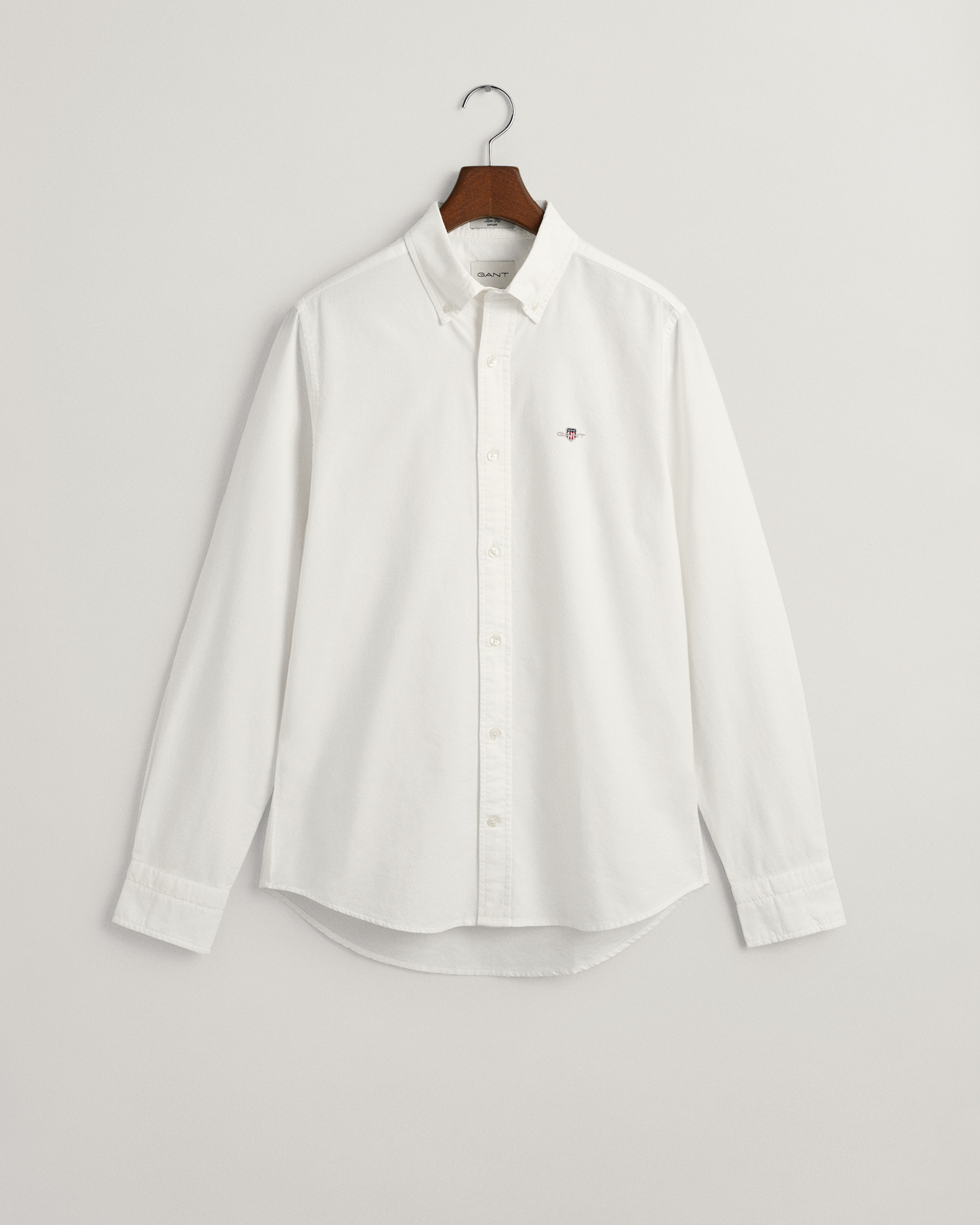 GANT Men Slim Fit Oxford Shirt (XL) White