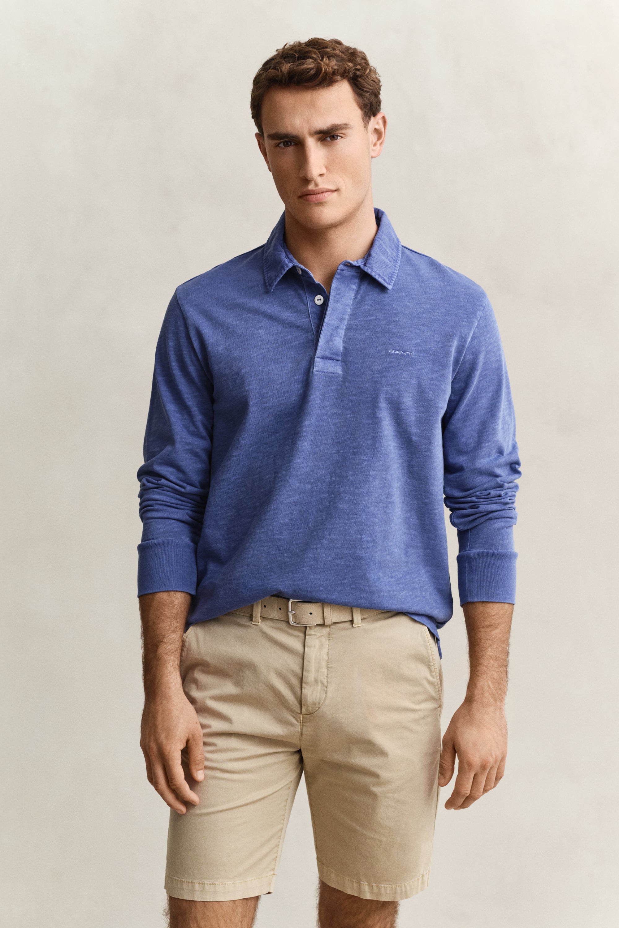 Gant Men's Vintage Blue Washed Heavy Rugger (Xxl)