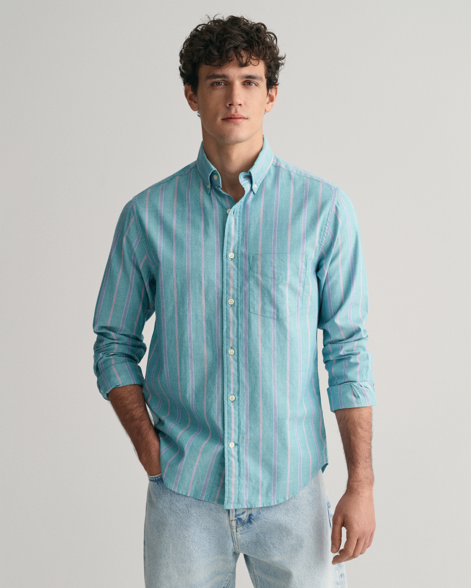 Regular Fit Checked Archive Oxford Shirt - GANT