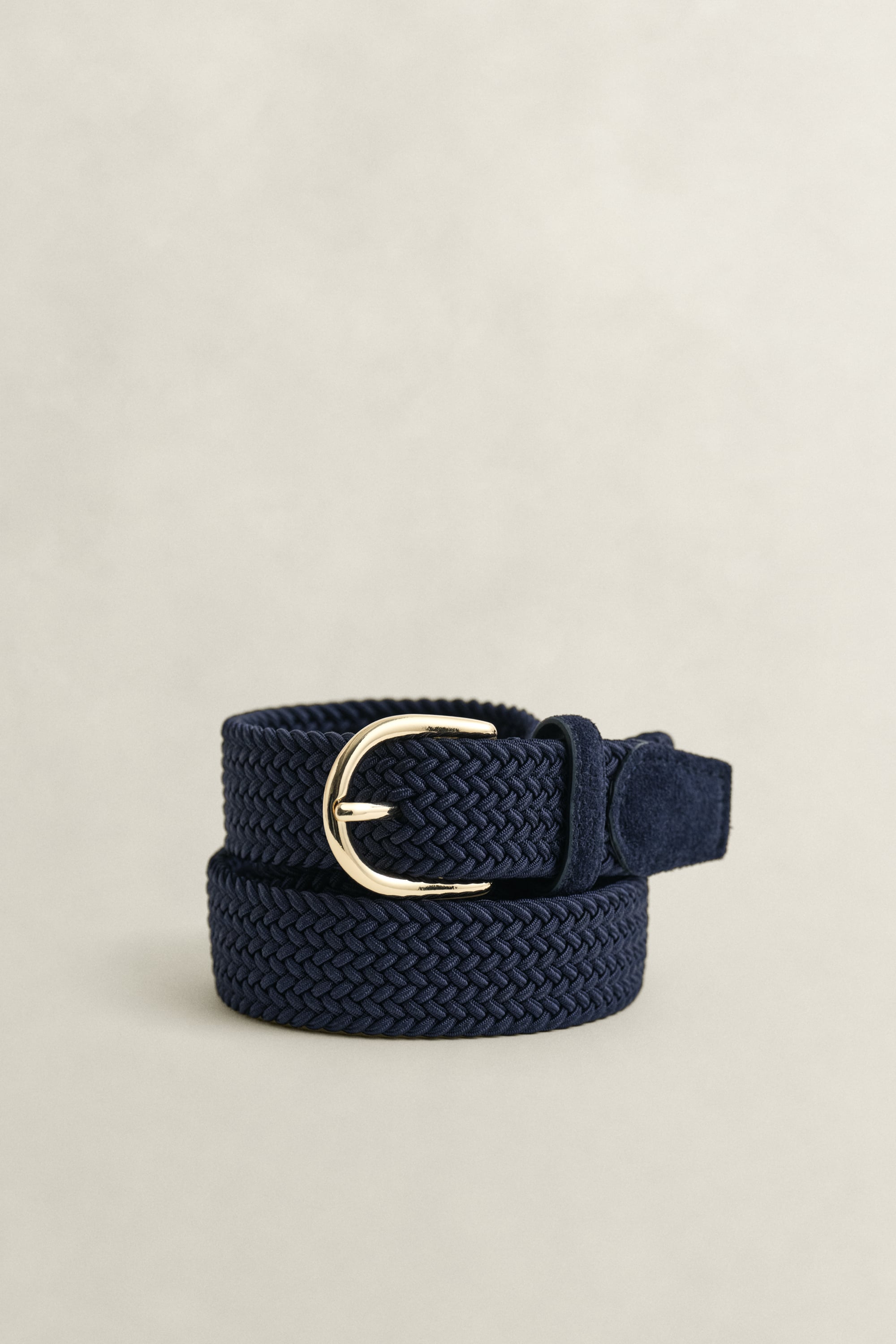Gant Women's Navy Braided Elastic Belt (85/34) Marine
