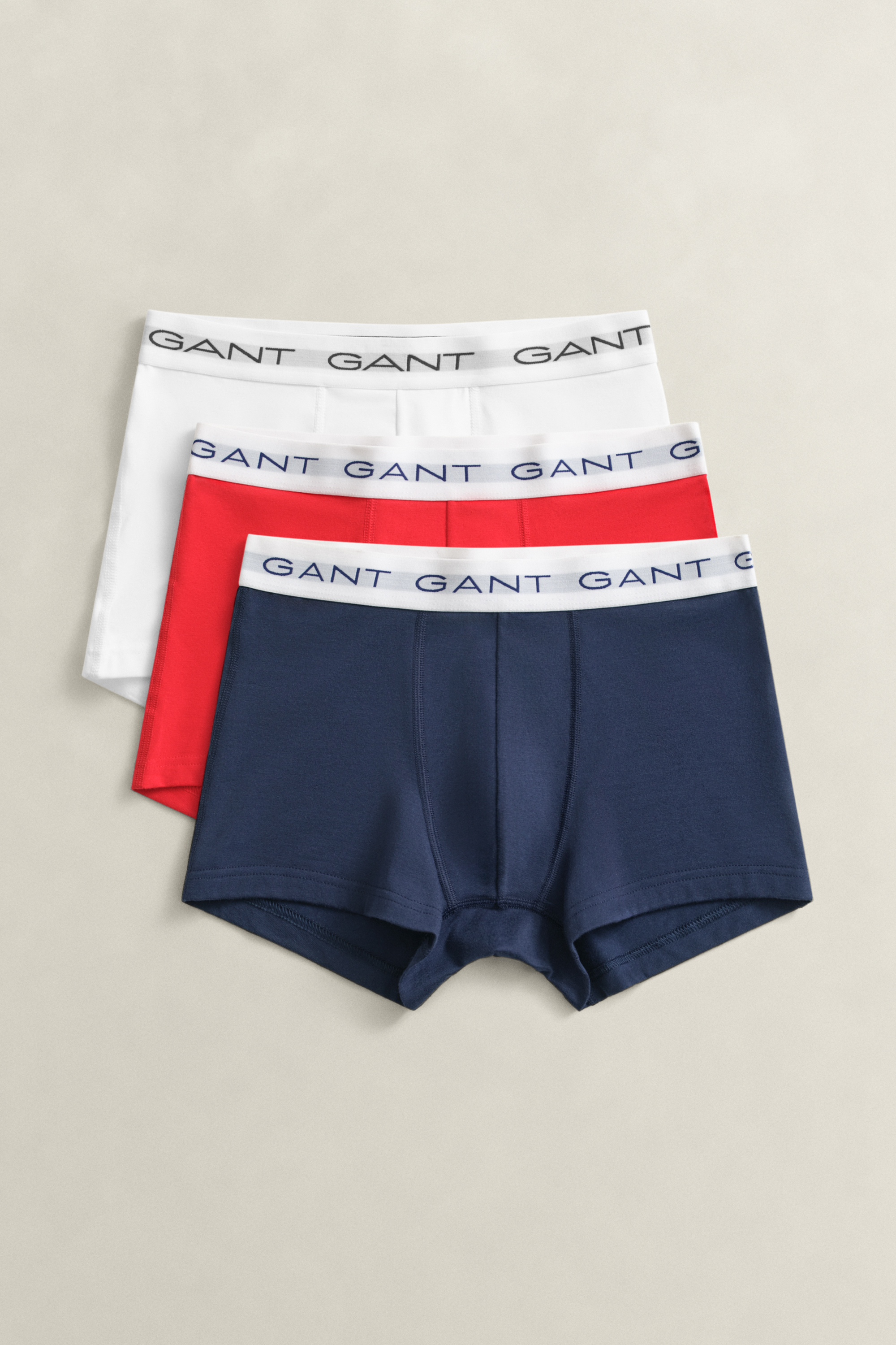 Gant Men's Multicolor 3-Pack Trunks (Xl)