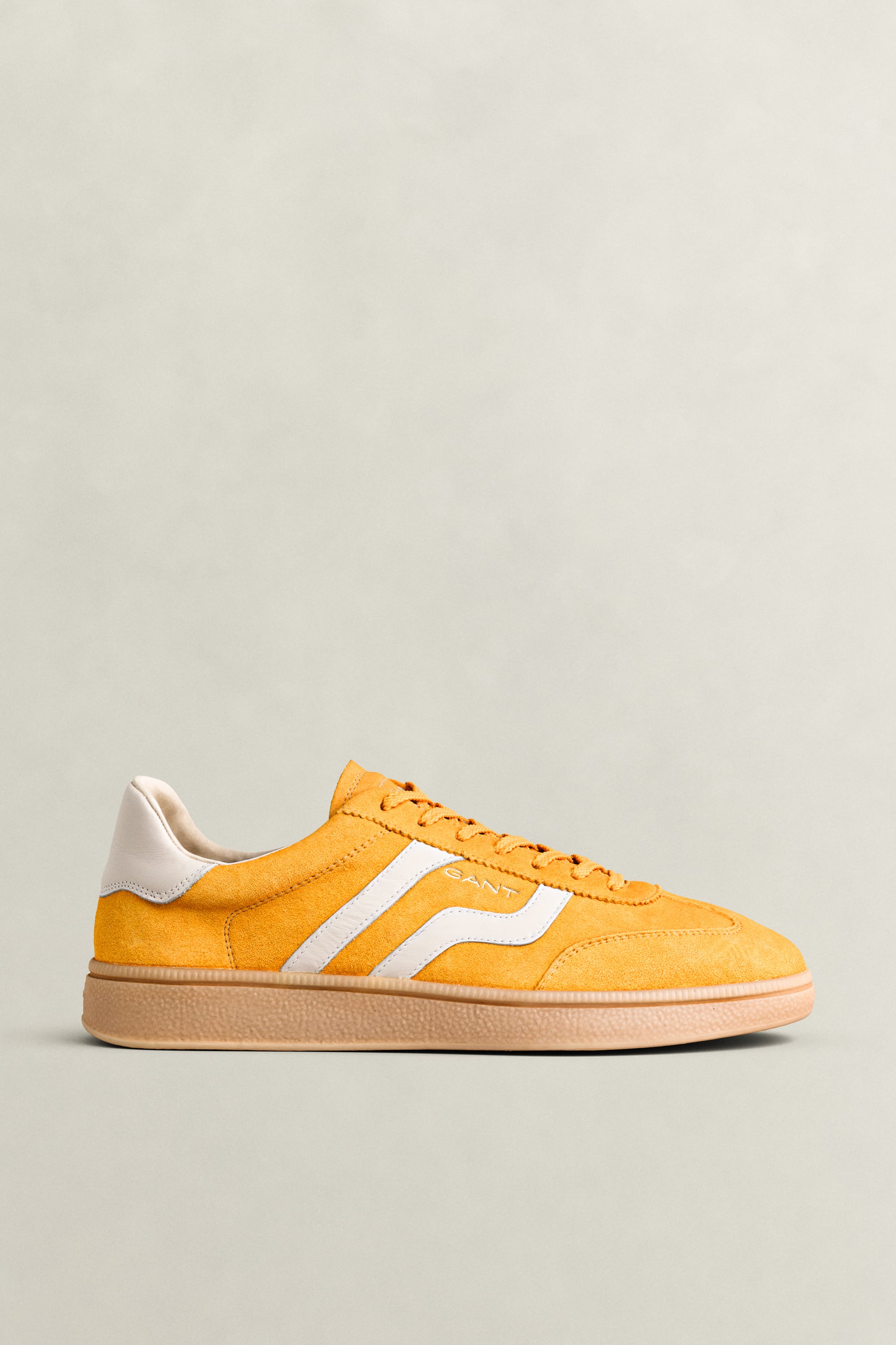 Gant Men's Banana Yellow Cuzmo Suede Sneakers (41)